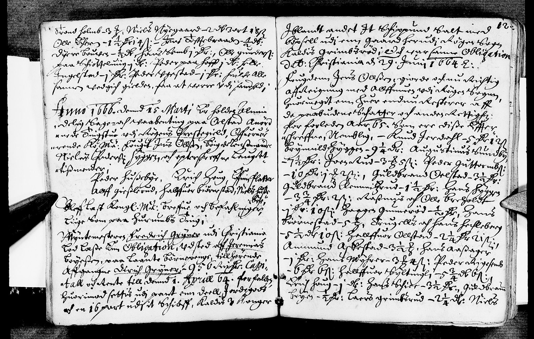Lier, Røyken og Hurum sorenskriveri, AV/SAKO-A-89/F/Fa/L0007: Tingbok, 1666, s. 12