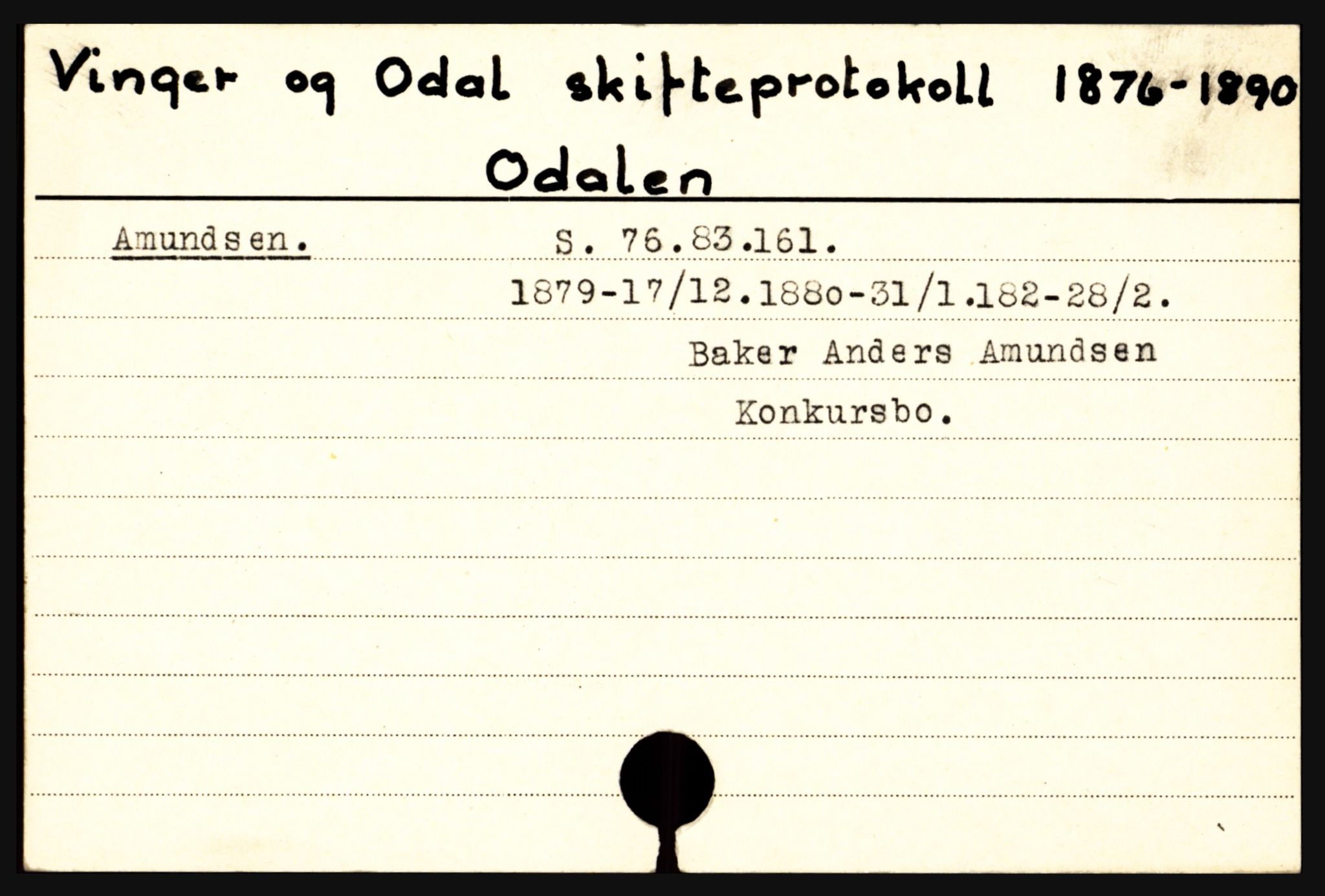 Vinger og Odal sorenskriveri, AV/SAH-TING-022/J, 1827-1895, s. 11