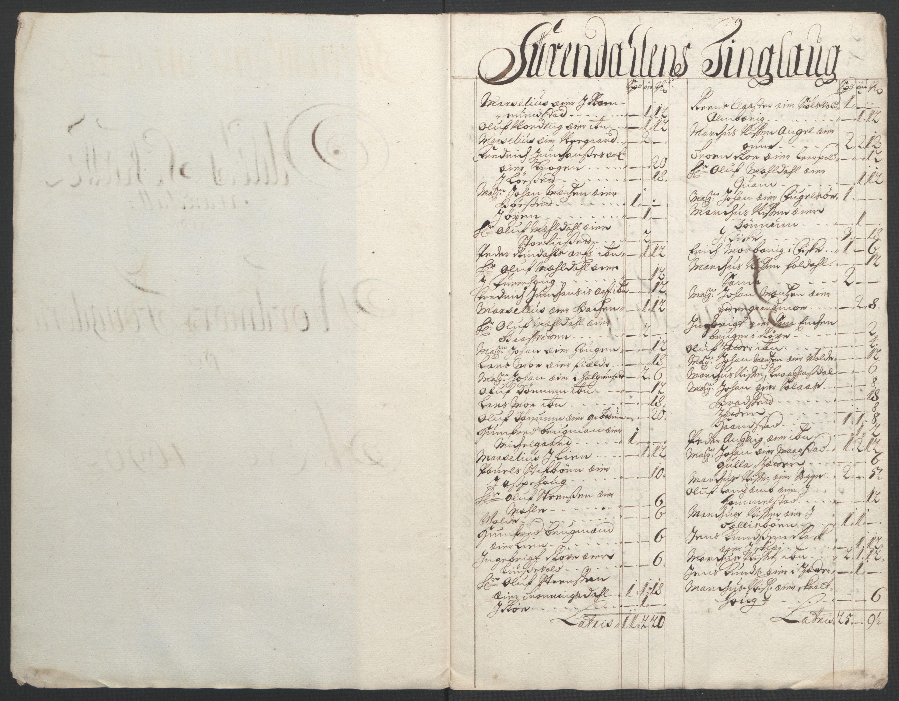 Rentekammeret inntil 1814, Reviderte regnskaper, Fogderegnskap, AV/RA-EA-4092/R56/L3736: Fogderegnskap Nordmøre, 1694-1696, s. 402