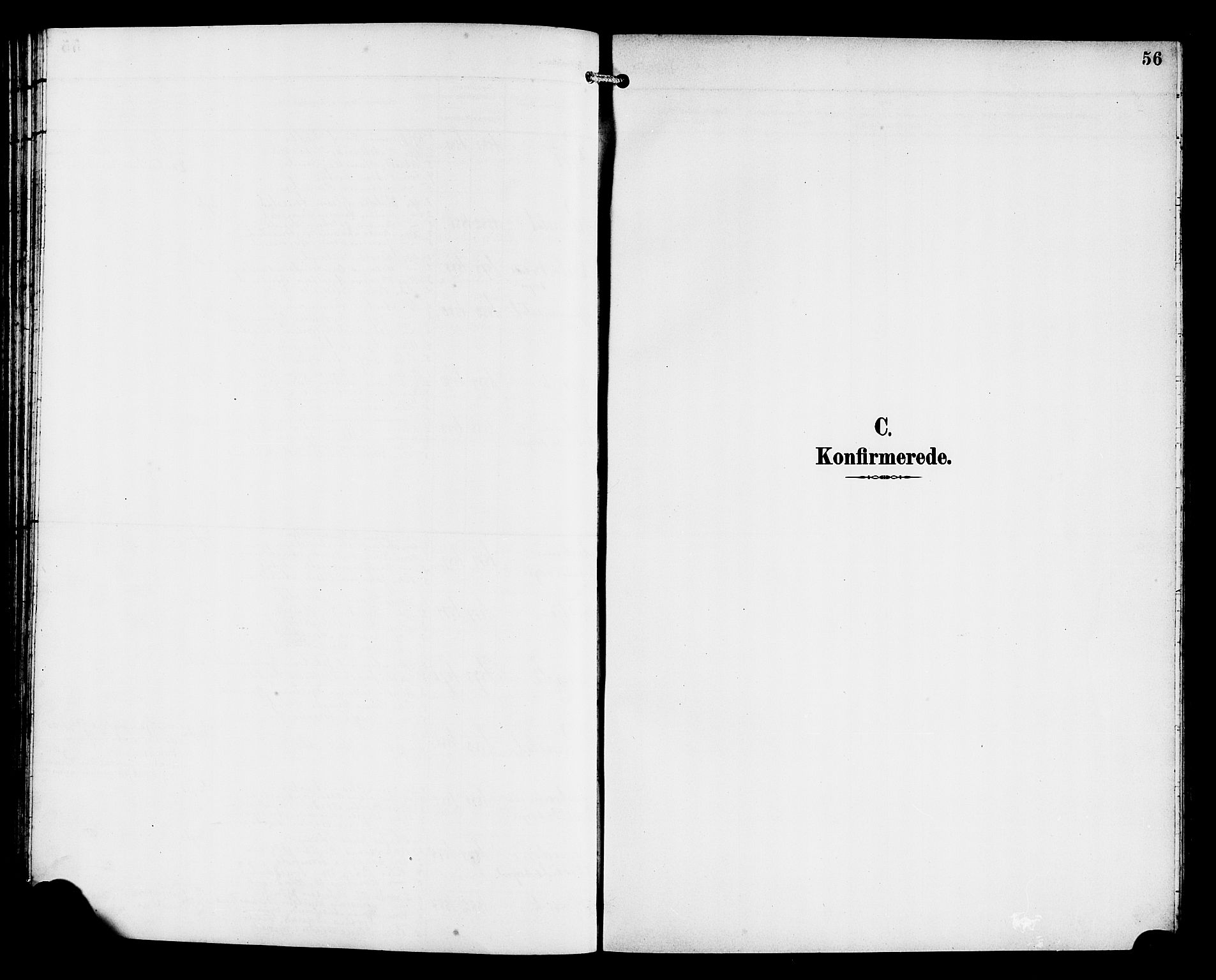 Gloppen sokneprestembete, SAB/A-80101/H/Hab/Habd/L0001: Klokkerbok nr. D 1, 1892-1921, s. 56
