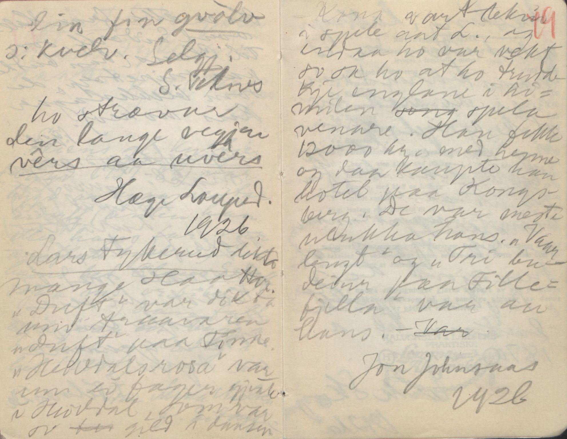 Rikard Berge, TEMU/TGM-A-1003/F/L0017/0011: 551-599 / 561 Ymse oppskriftar + brev til Berge, 1910-1950, s. 48-49