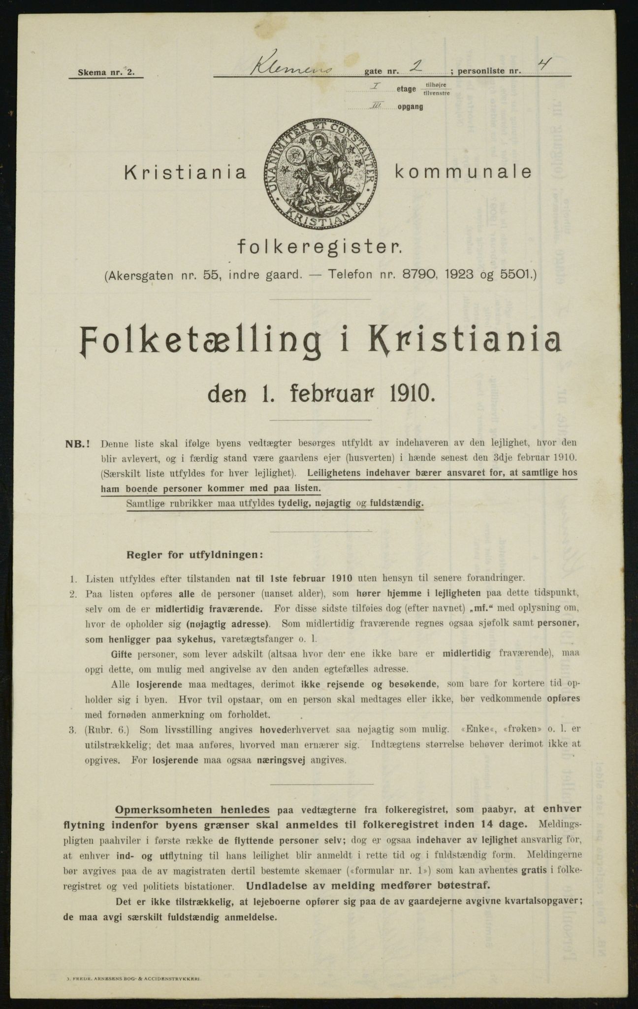 OBA, Kommunal folketelling 1.2.1910 for Kristiania, 1910, s. 12267