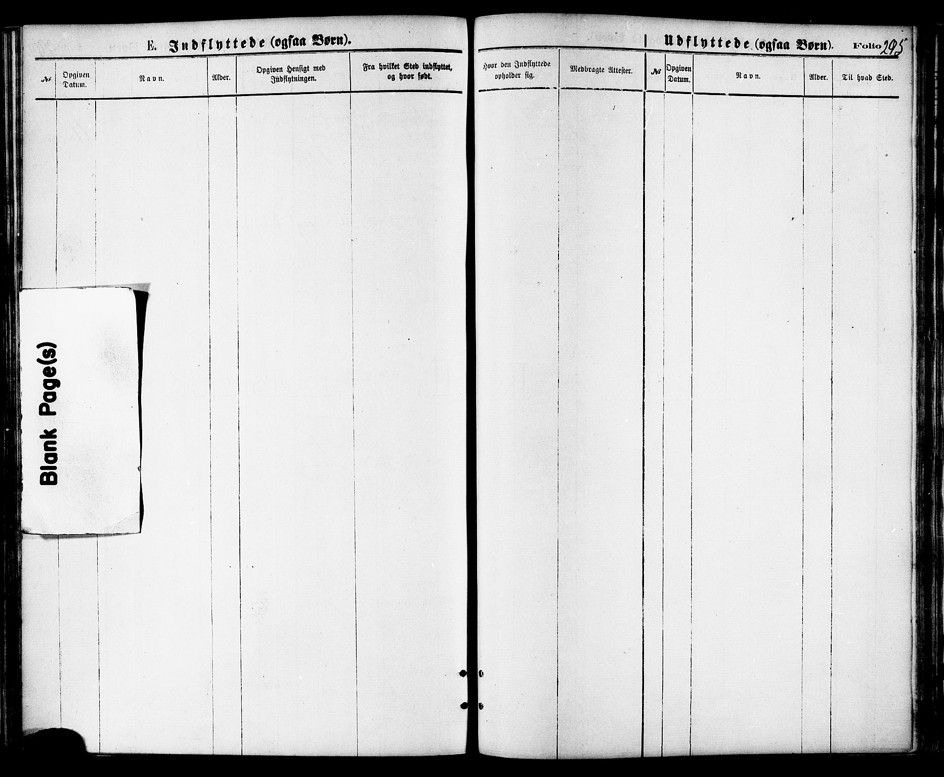 Ministerialprotokoller, klokkerbøker og fødselsregistre - Nordland, AV/SAT-A-1459/810/L0148: Ministerialbok nr. 810A09 /1, 1874-1884, s. 295