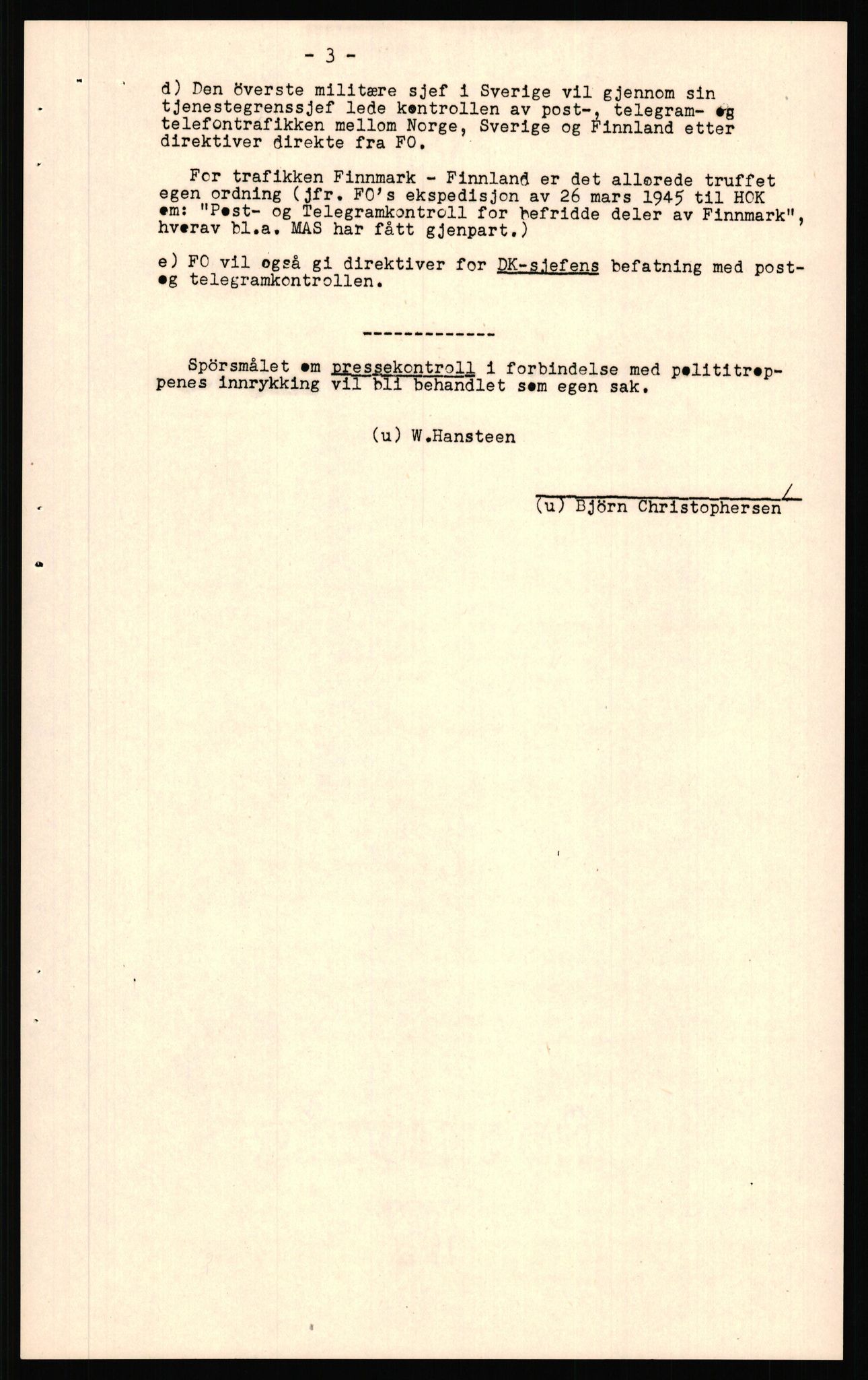 Forsvaret, Forsvarets krigshistoriske avdeling, AV/RA-RAFA-2017/Y/Yf/L0211: II-C-11-2140  -  Forsvarets overkommandos virksomhet utenfor Norge, 1940-1945, s. 780