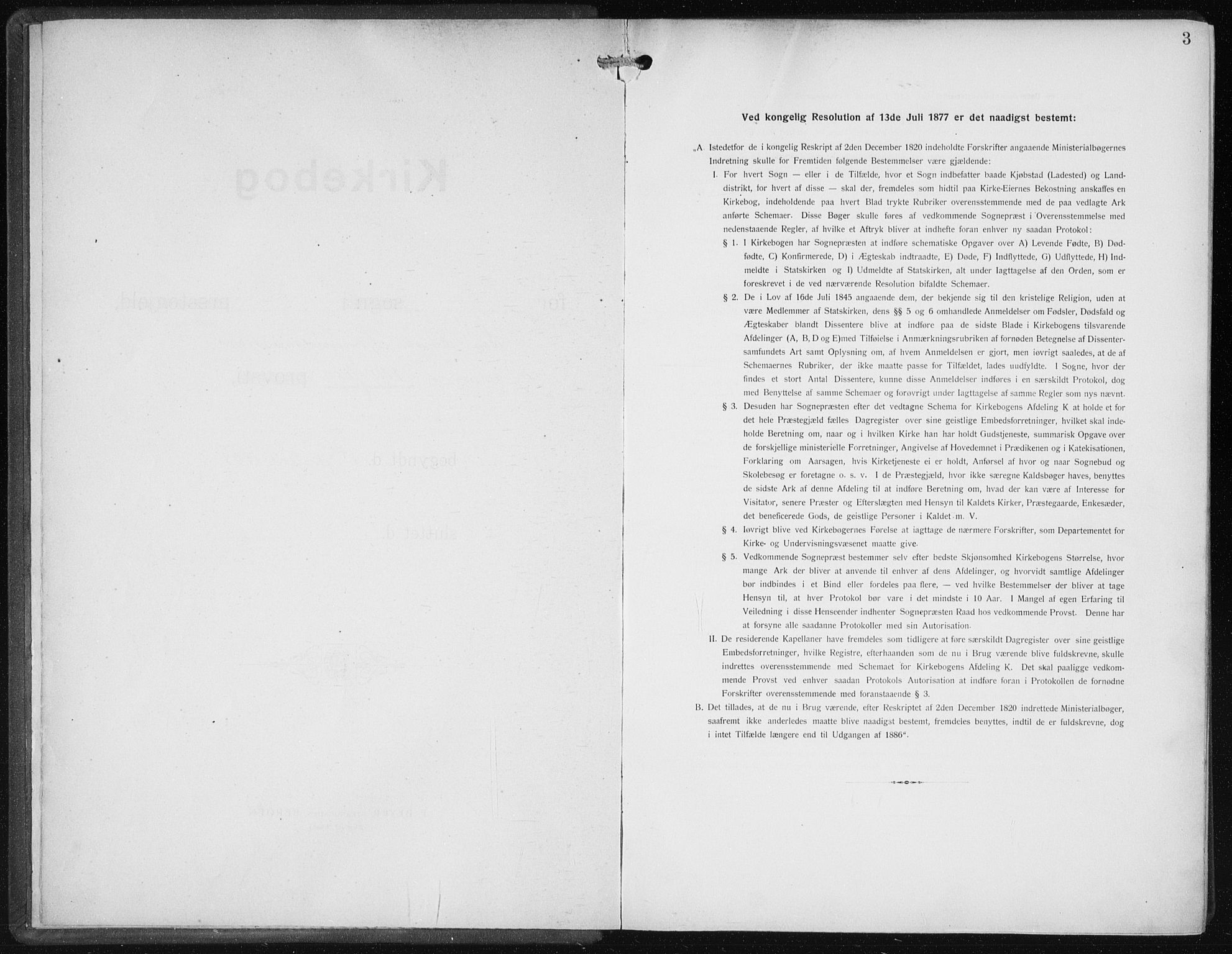 Den norske sjømannsmisjon i utlandet/New York, SAB/SAB/PA-0110/H/Ha/L0006: Ministerialbok nr. A 6, 1909-1914, s. 3