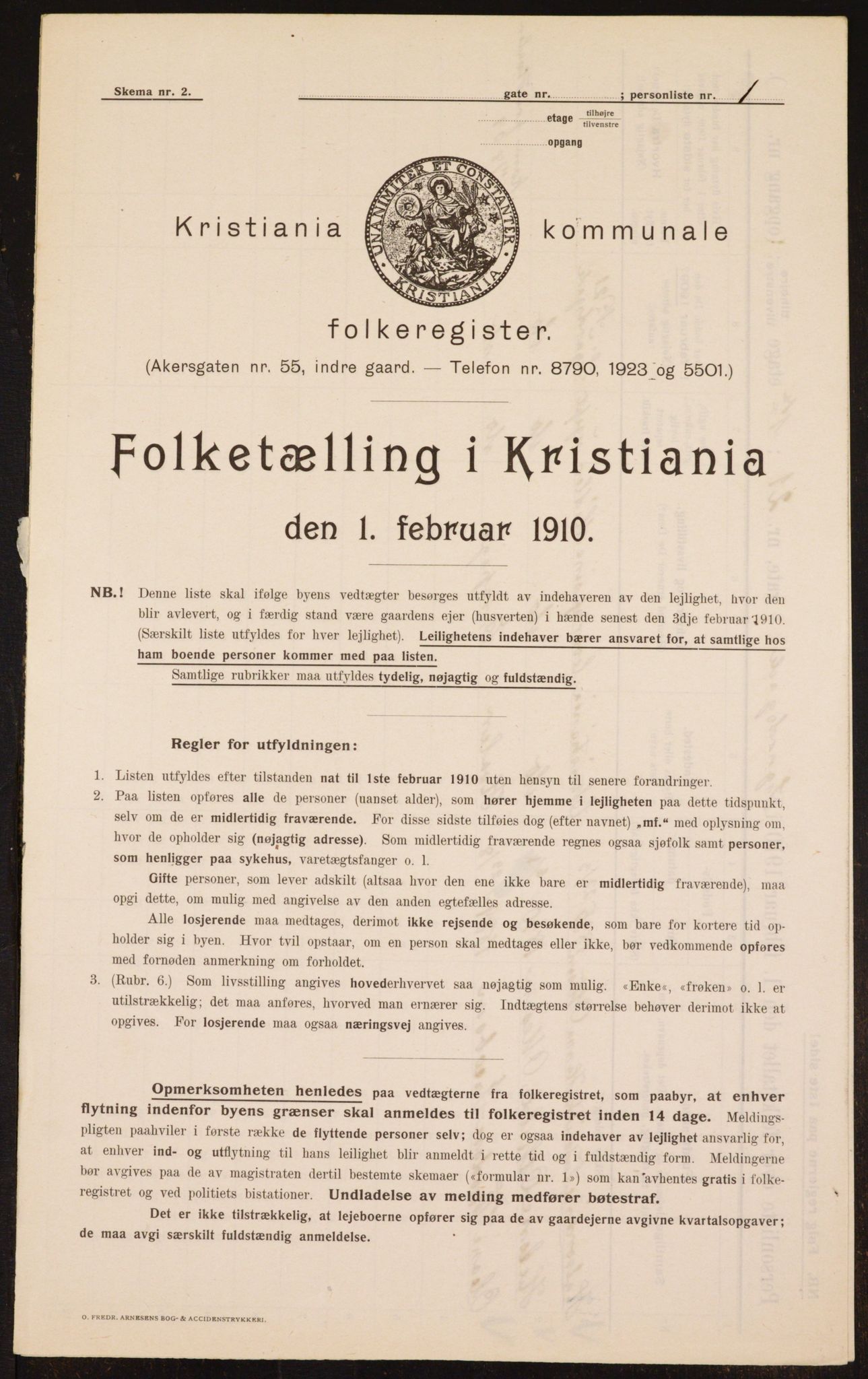 OBA, Kommunal folketelling 1.2.1910 for Kristiania, 1910, s. 90845