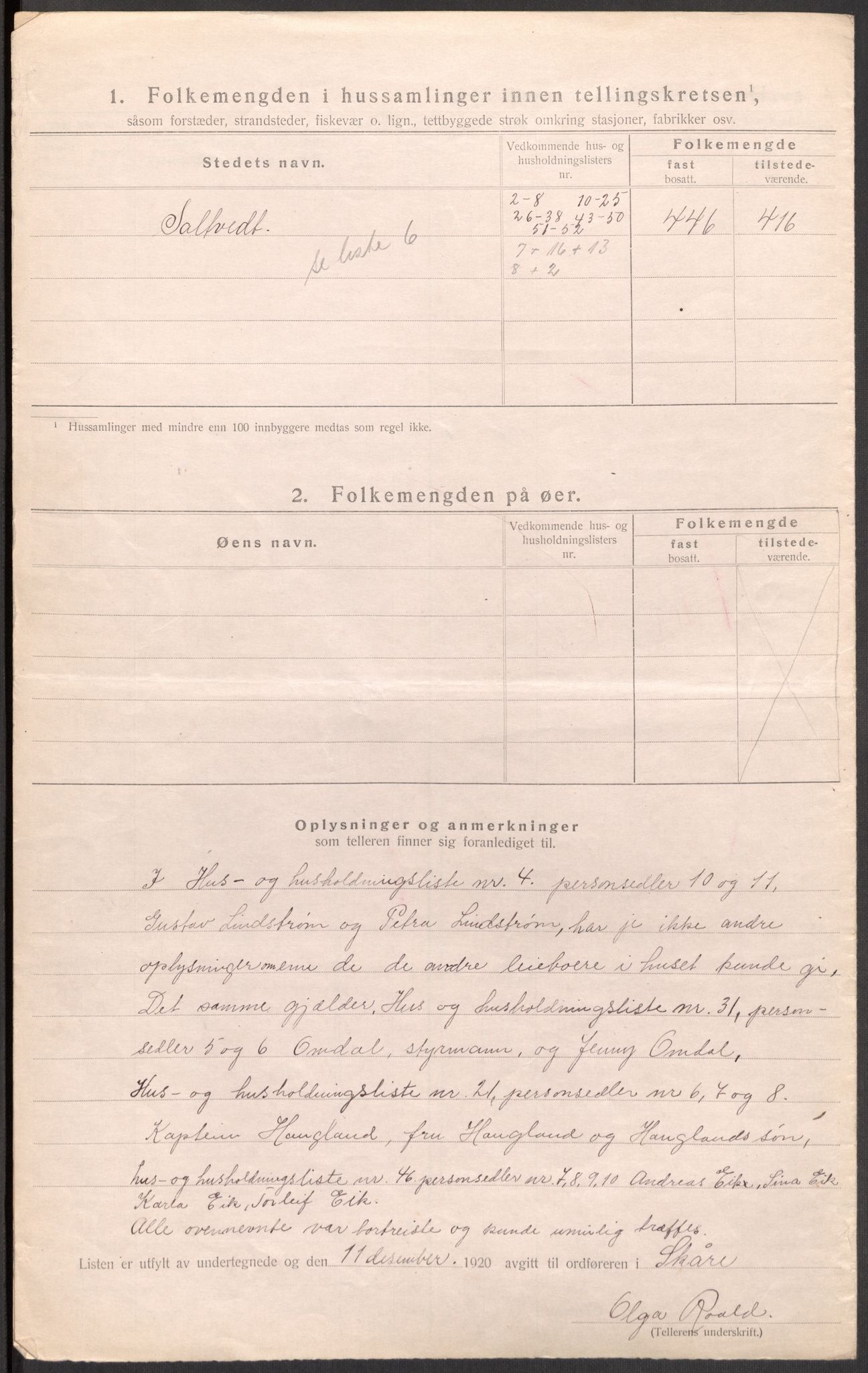 SAST, Folketelling 1920 for 1153 Skåre herred, 1920, s. 34