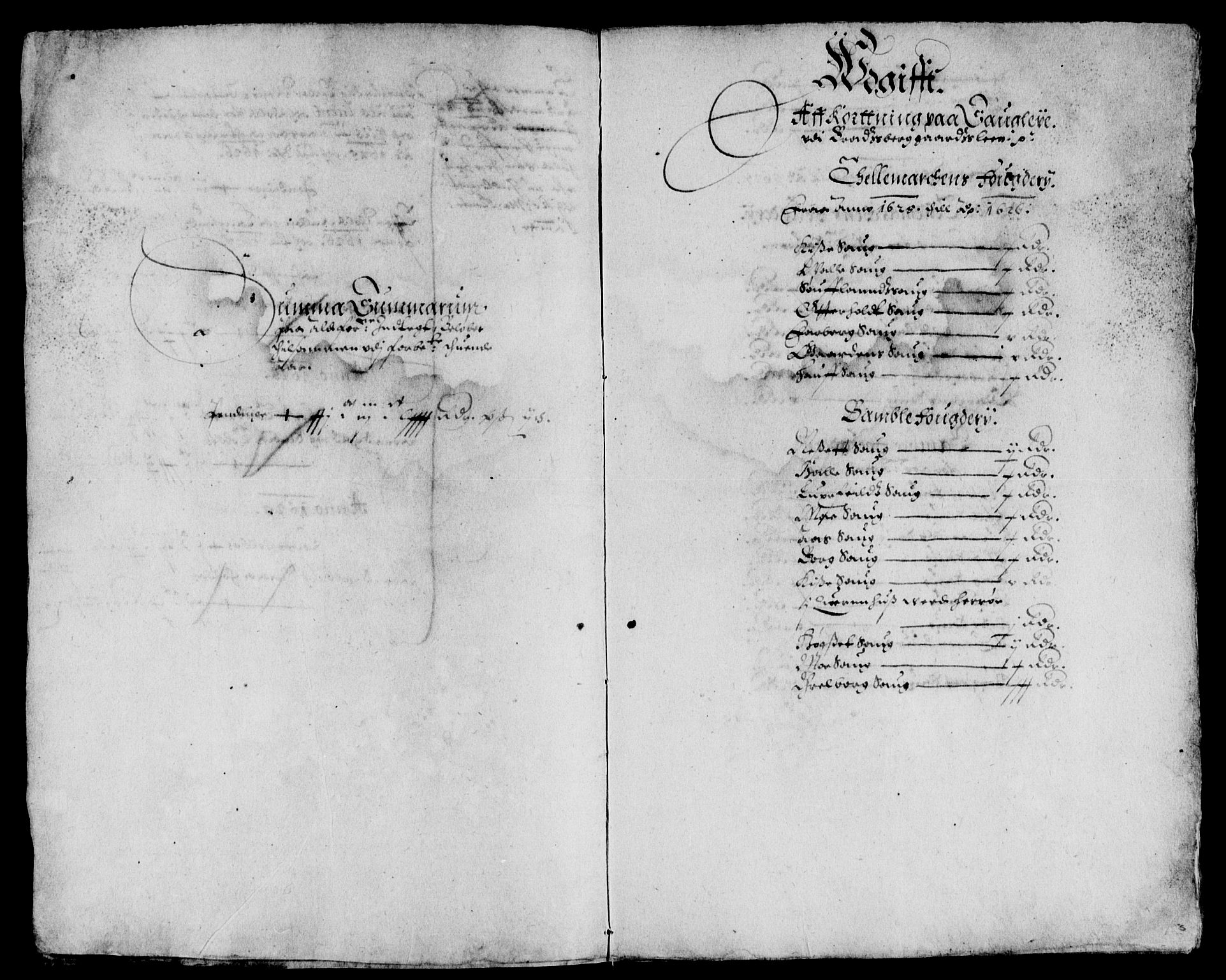 Rentekammeret inntil 1814, Reviderte regnskaper, Lensregnskaper, AV/RA-EA-5023/R/Rb/Rbp/L0013: Bratsberg len, 1628-1630