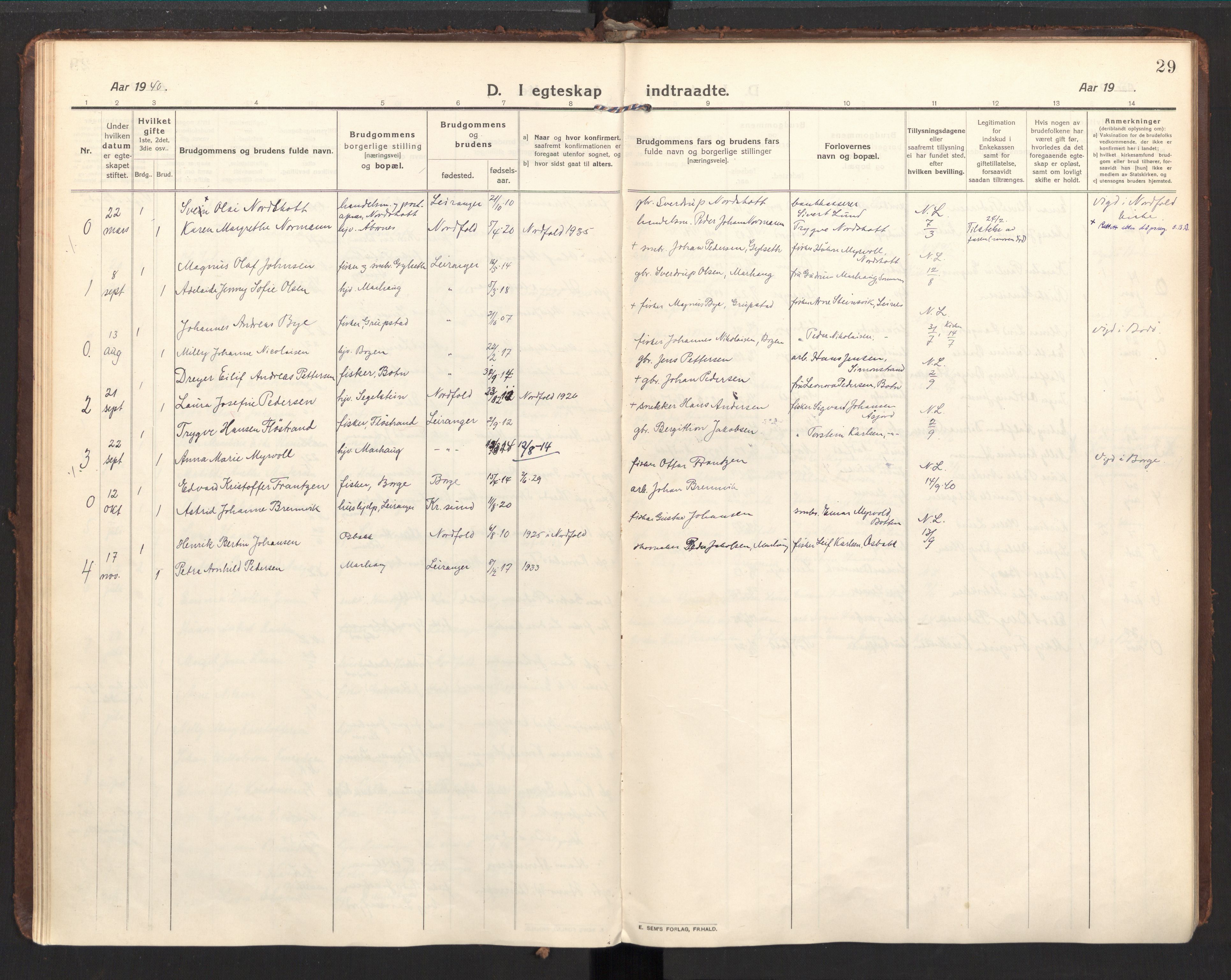 Ministerialprotokoller, klokkerbøker og fødselsregistre - Nordland, AV/SAT-A-1459/857/L0825: Ministerialbok nr. 857A05, 1917-1946, s. 29