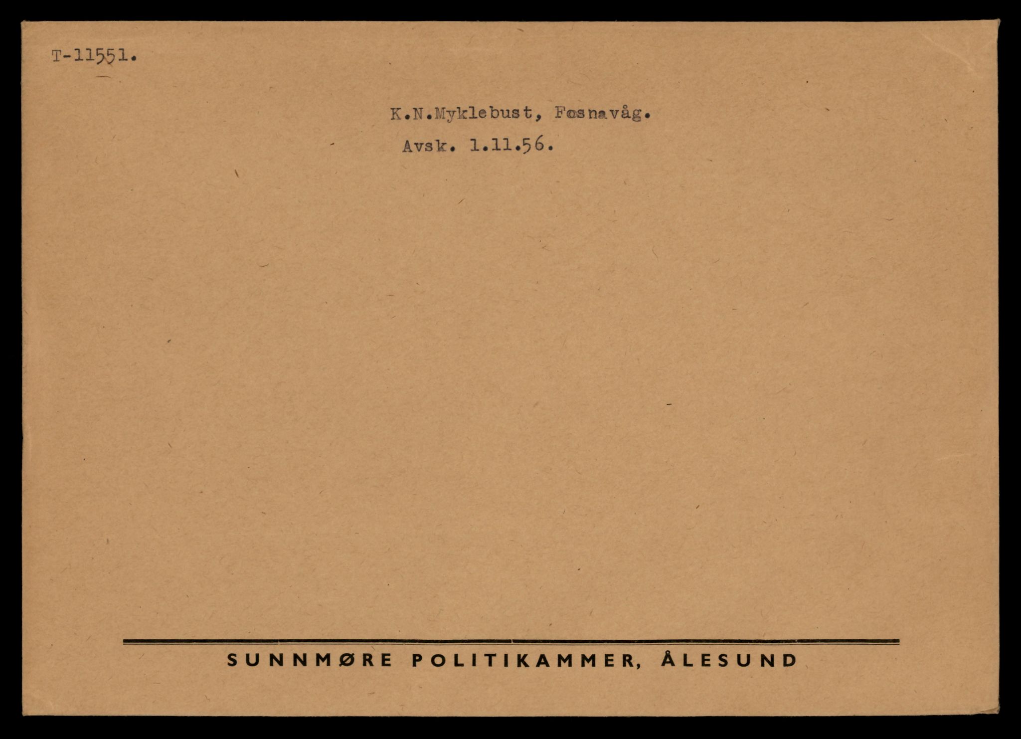 Møre og Romsdal vegkontor - Ålesund trafikkstasjon, AV/SAT-A-4099/F/Fe/L0029: Registreringskort for kjøretøy T 11430 - T 11619, 1927-1998, s. 2066