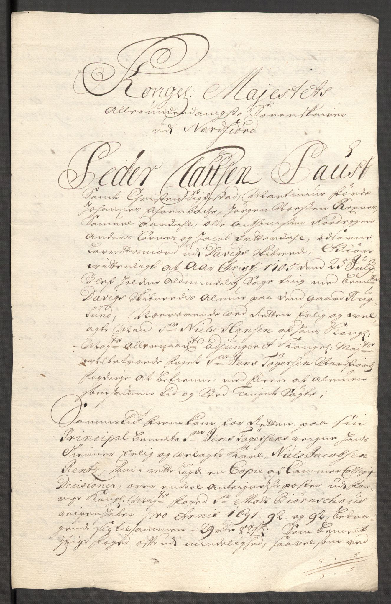 Rentekammeret inntil 1814, Reviderte regnskaper, Fogderegnskap, AV/RA-EA-4092/R53/L3429: Fogderegnskap Sunn- og Nordfjord, 1705, s. 188