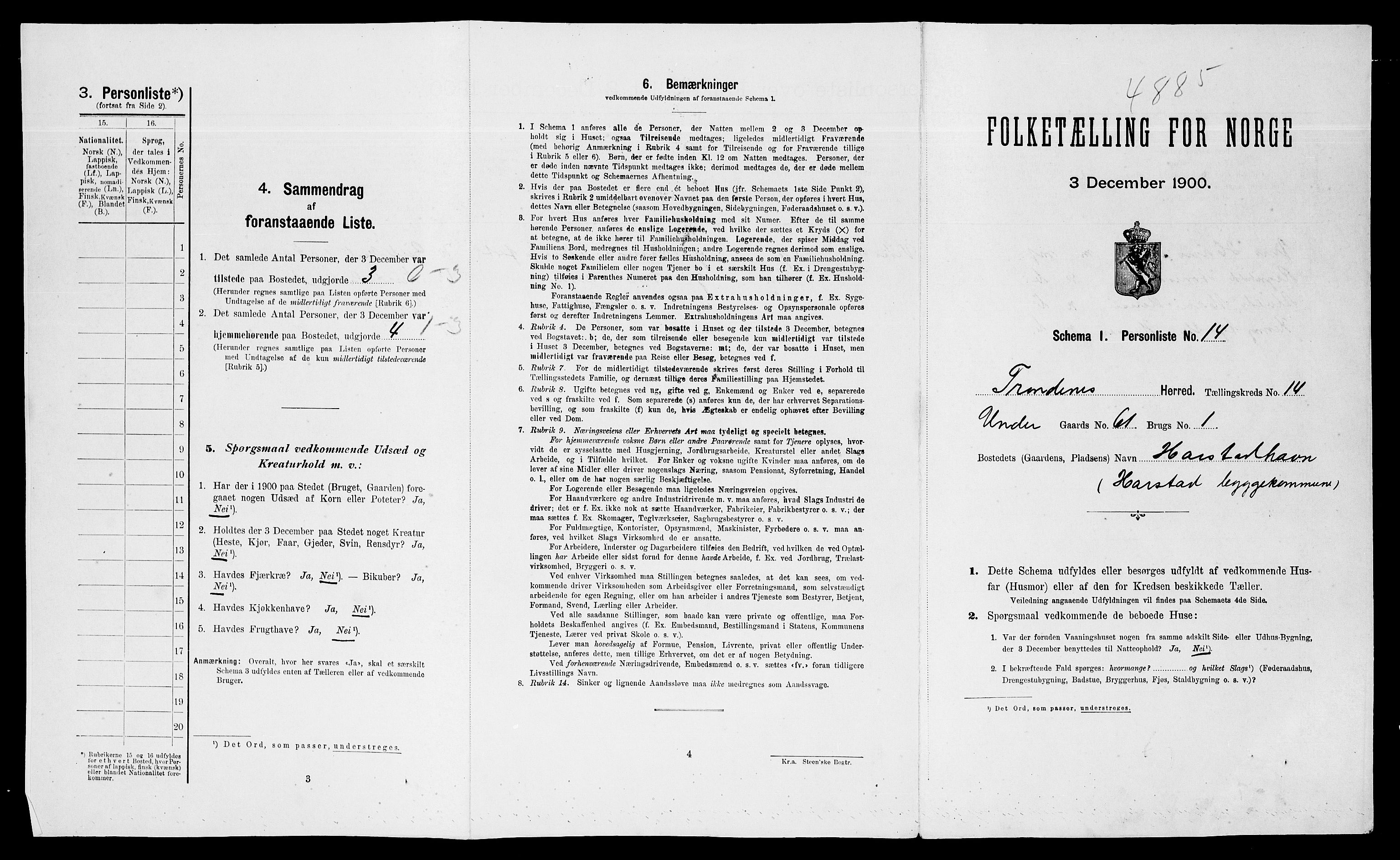 SATØ, Folketelling 1900 for 1914 Trondenes herred, 1900, s. 1679