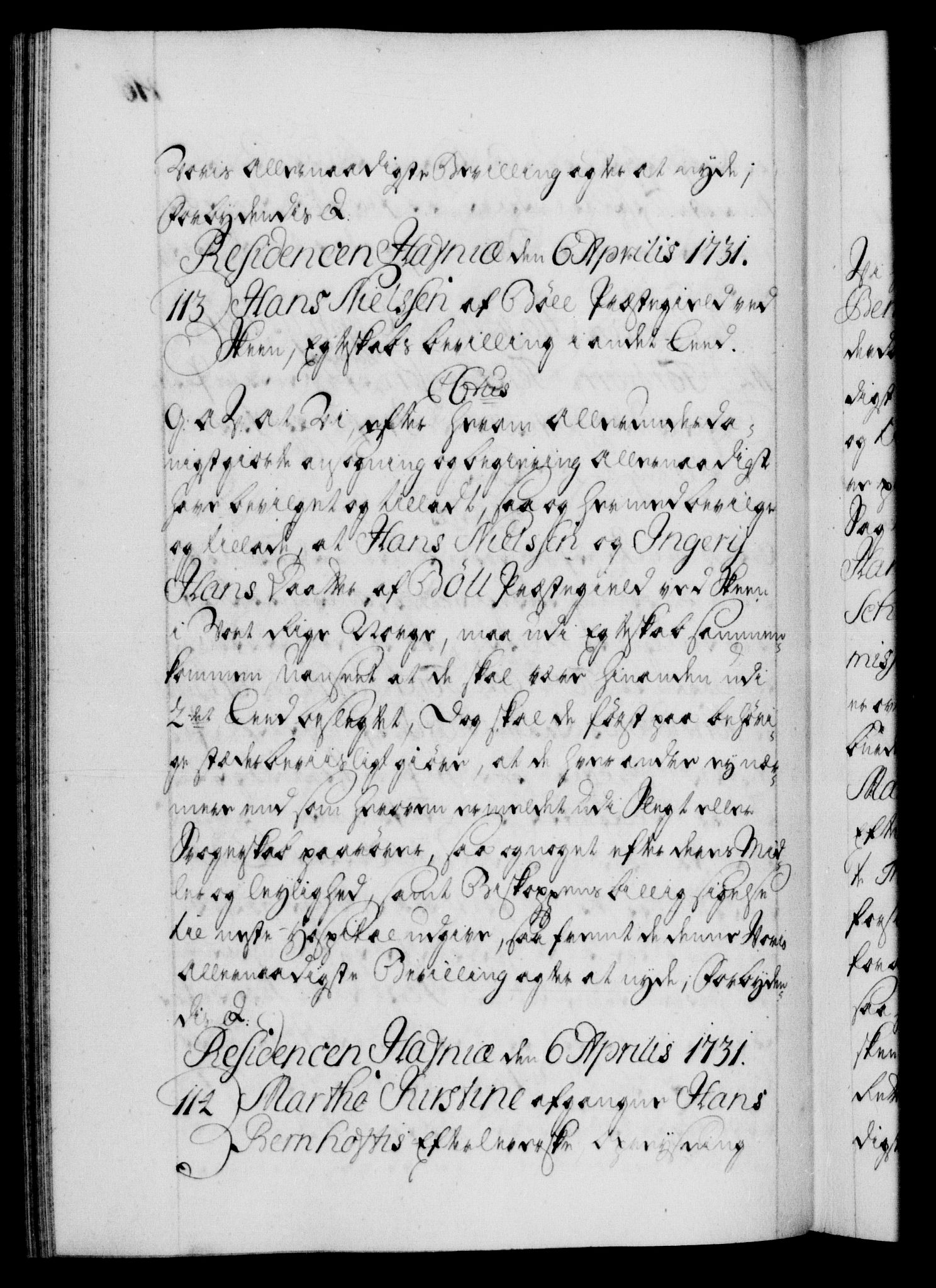 Danske Kanselli 1572-1799, AV/RA-EA-3023/F/Fc/Fca/Fcaa/L0027: Norske registre, 1730-1732, s. 146b