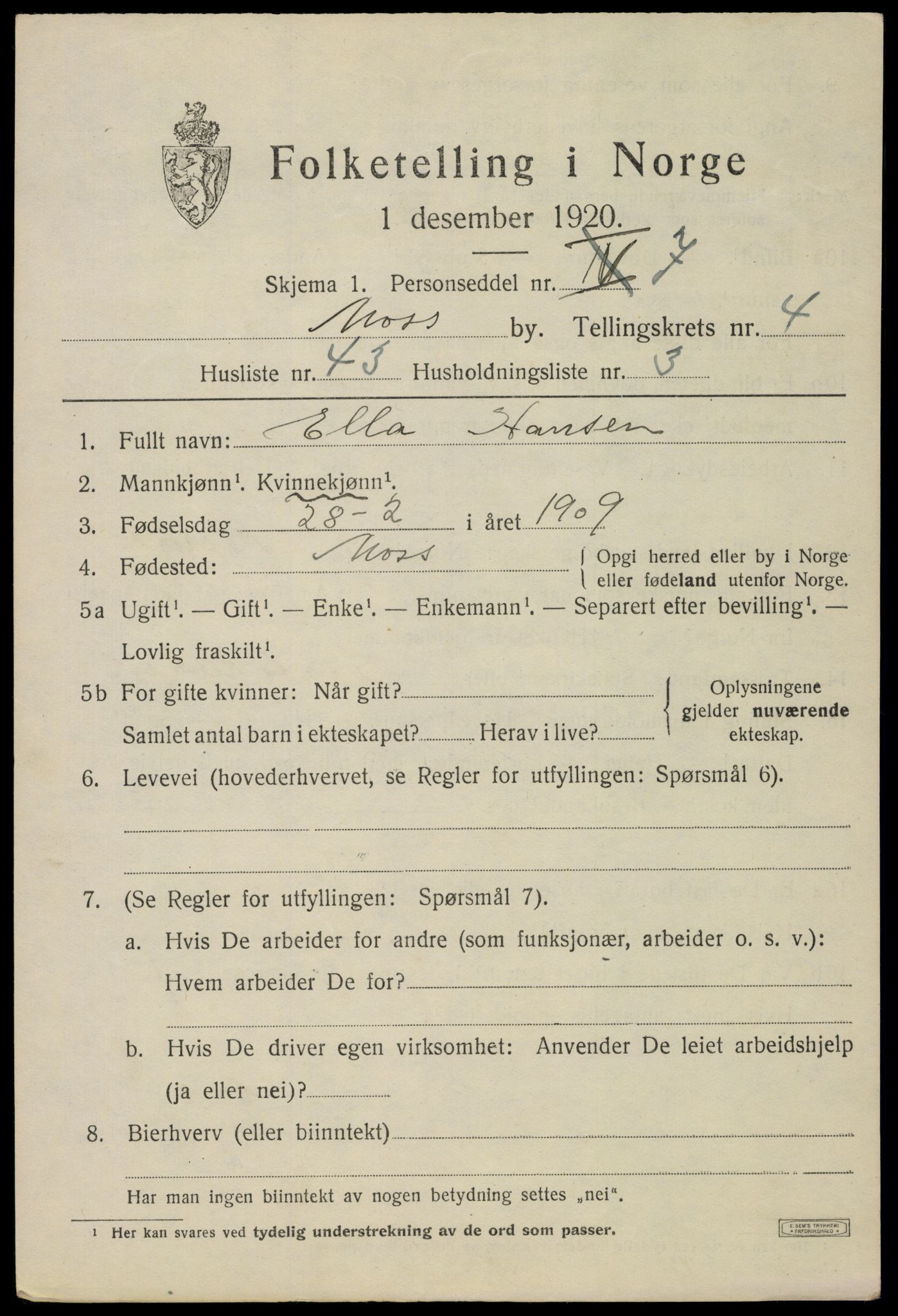 SAO, Folketelling 1920 for 0104 Moss kjøpstad, 1920, s. 14713