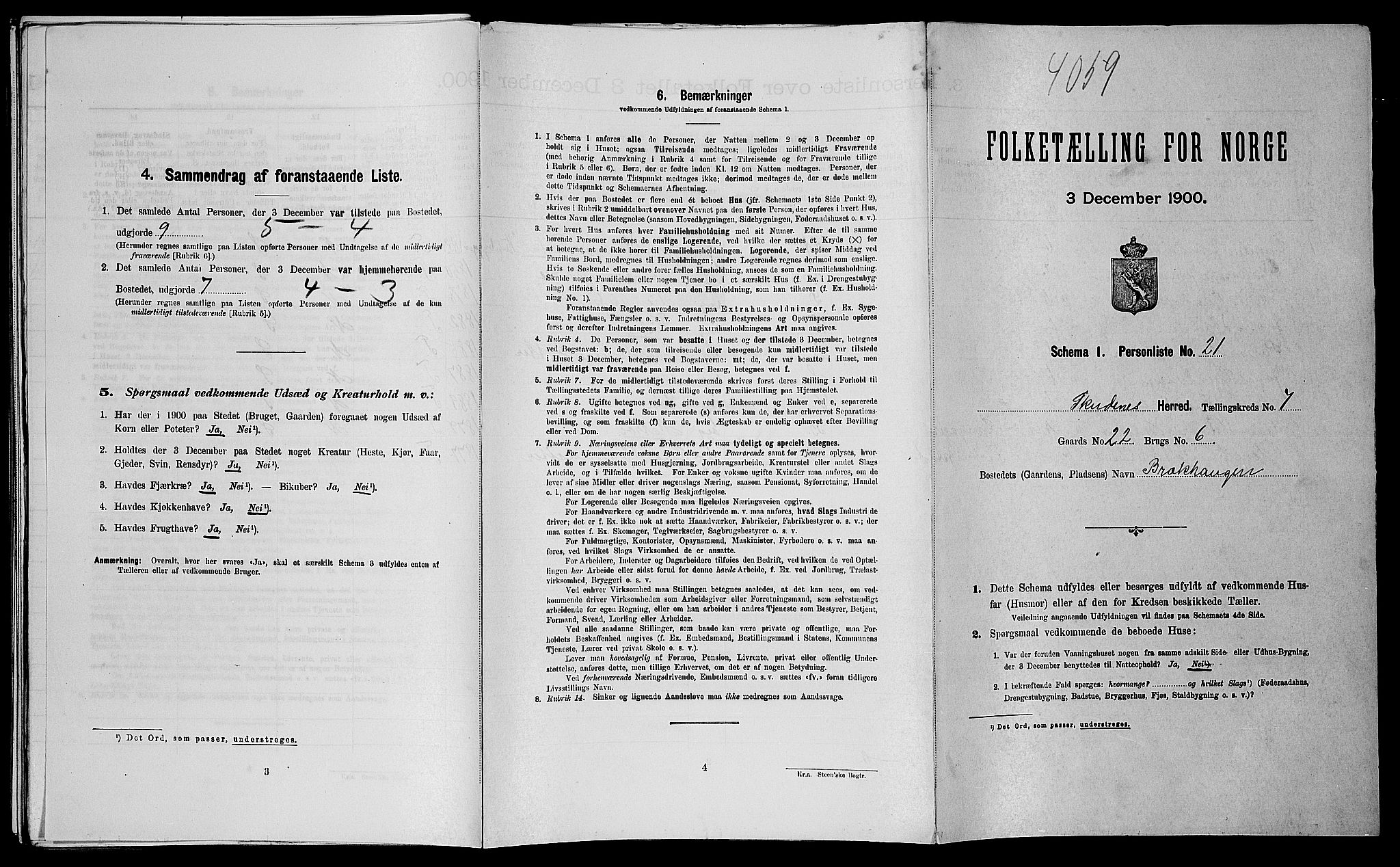 SAST, Folketelling 1900 for 1150 Skudenes herred, 1900, s. 987