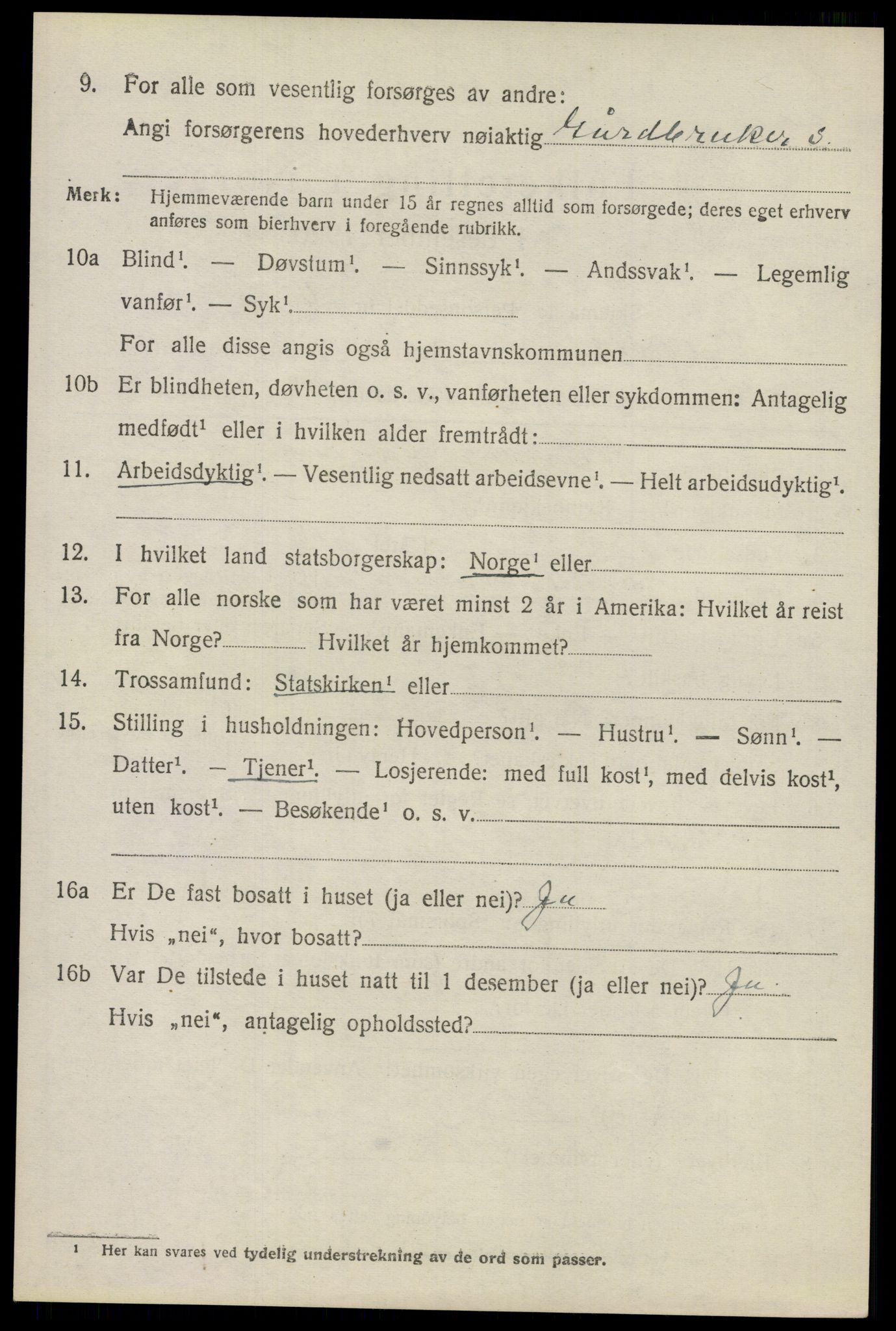 SAO, Folketelling 1920 for 0233 Nittedal herred, 1920, s. 1809