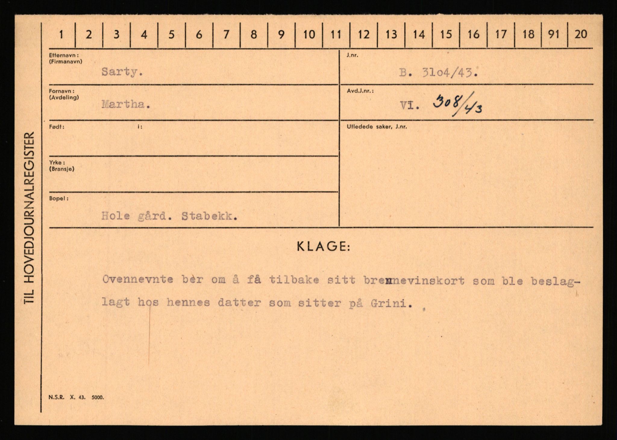 Statspolitiet - Hovedkontoret / Osloavdelingen, AV/RA-S-1329/C/Ca/L0013: Raa - Servold, 1943-1945, s. 4019