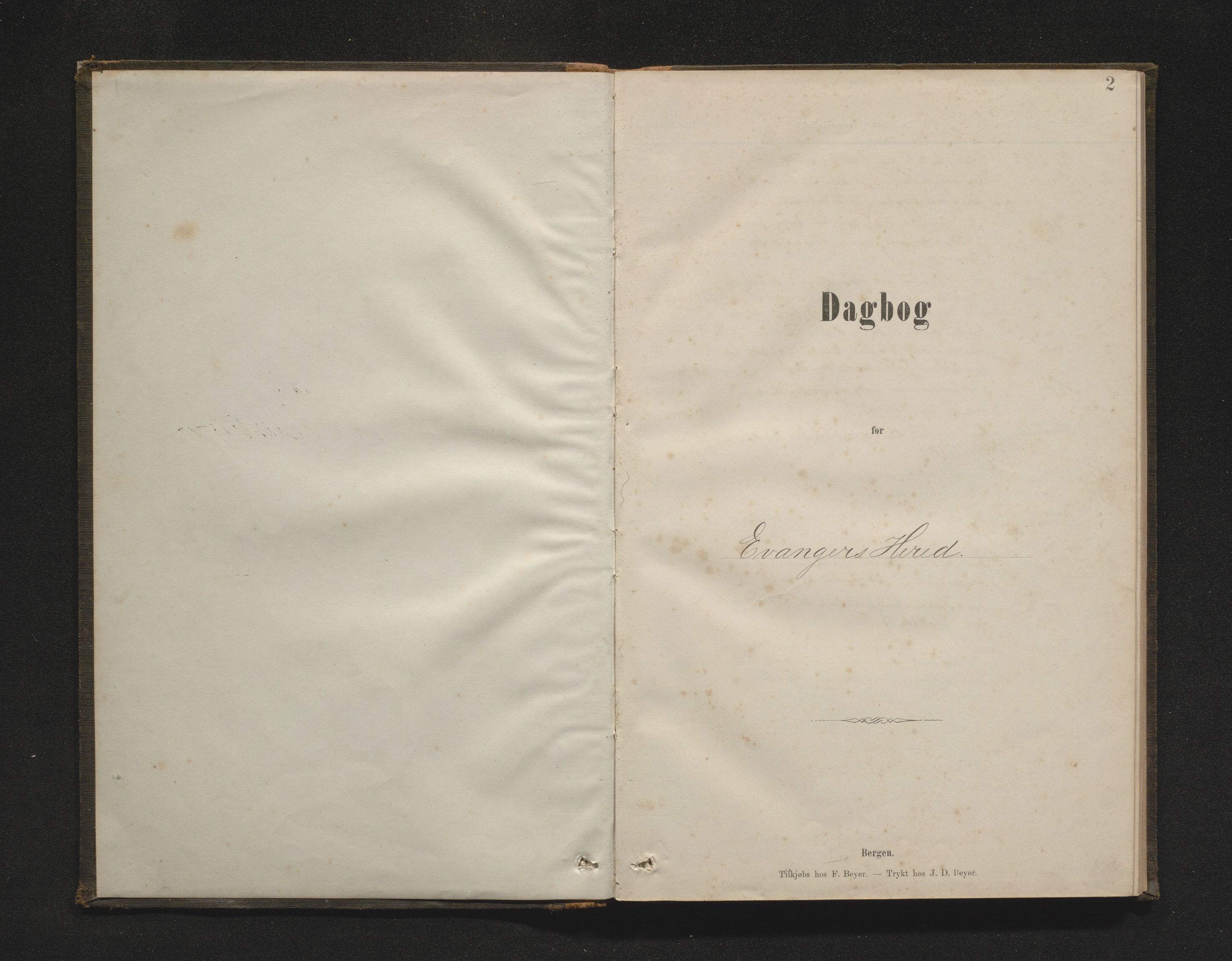 Evanger kommune. Formannskapet , IKAH/1237-021/C/Ca/L0001: Postjournal for formannskapet, 1885-1895