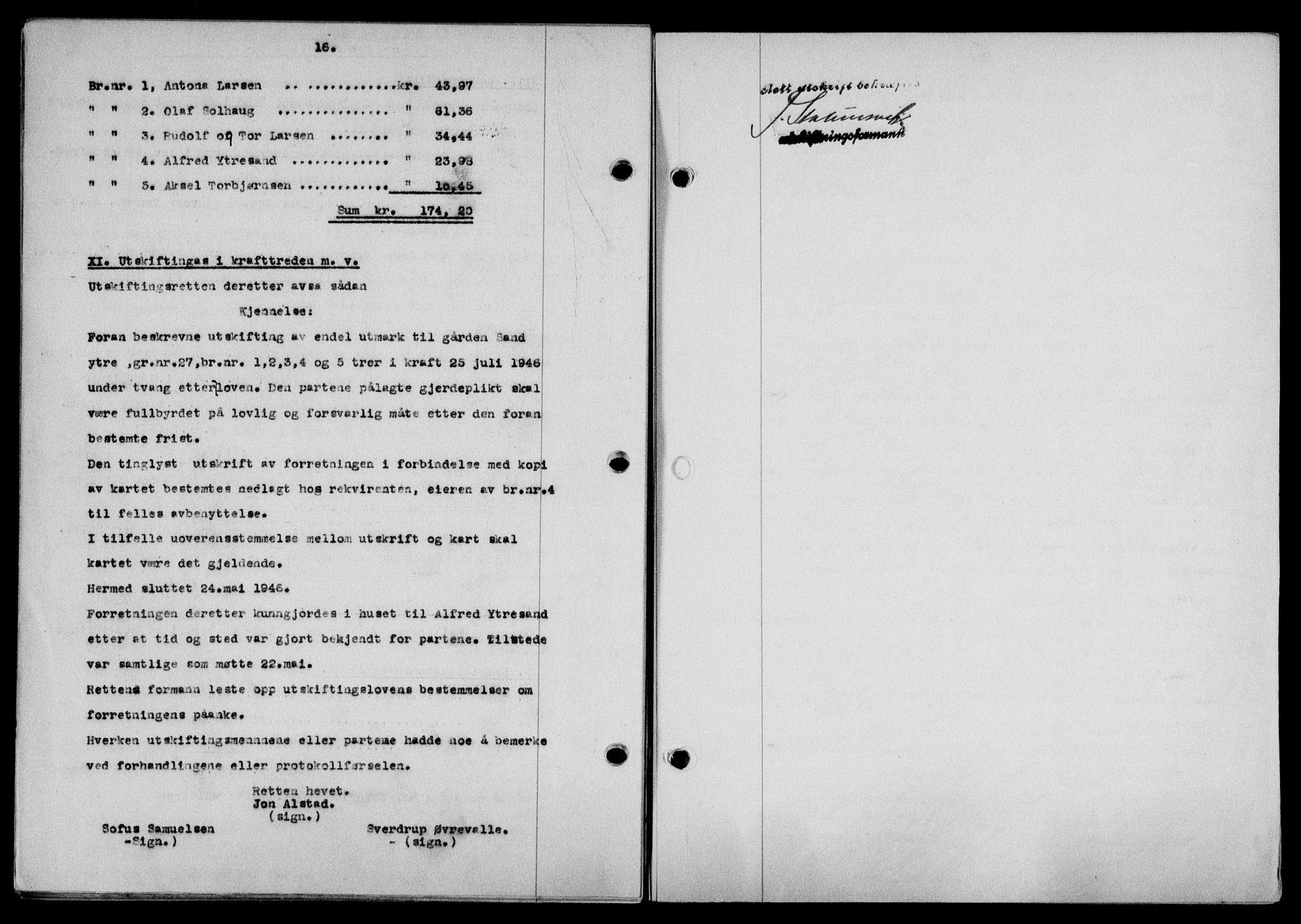 Lofoten sorenskriveri, SAT/A-0017/1/2/2C/L0016a: Pantebok nr. 16a, 1947-1947, Dagboknr: 661/1947