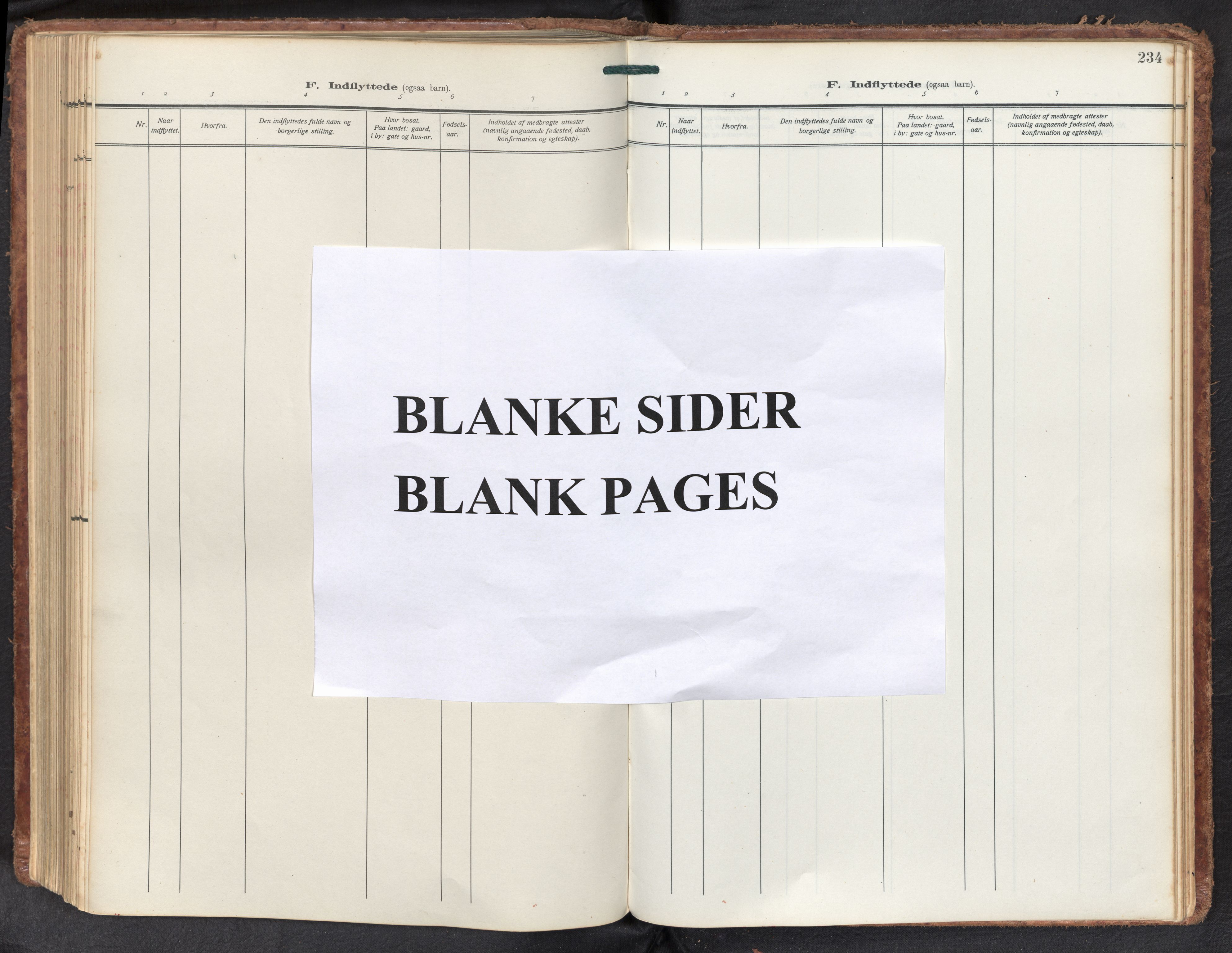 Davik sokneprestembete, AV/SAB-A-79701/H/Haa/Haad/L0003: Ministerialbok nr. D 3, 1931-1952, s. 233b-234a