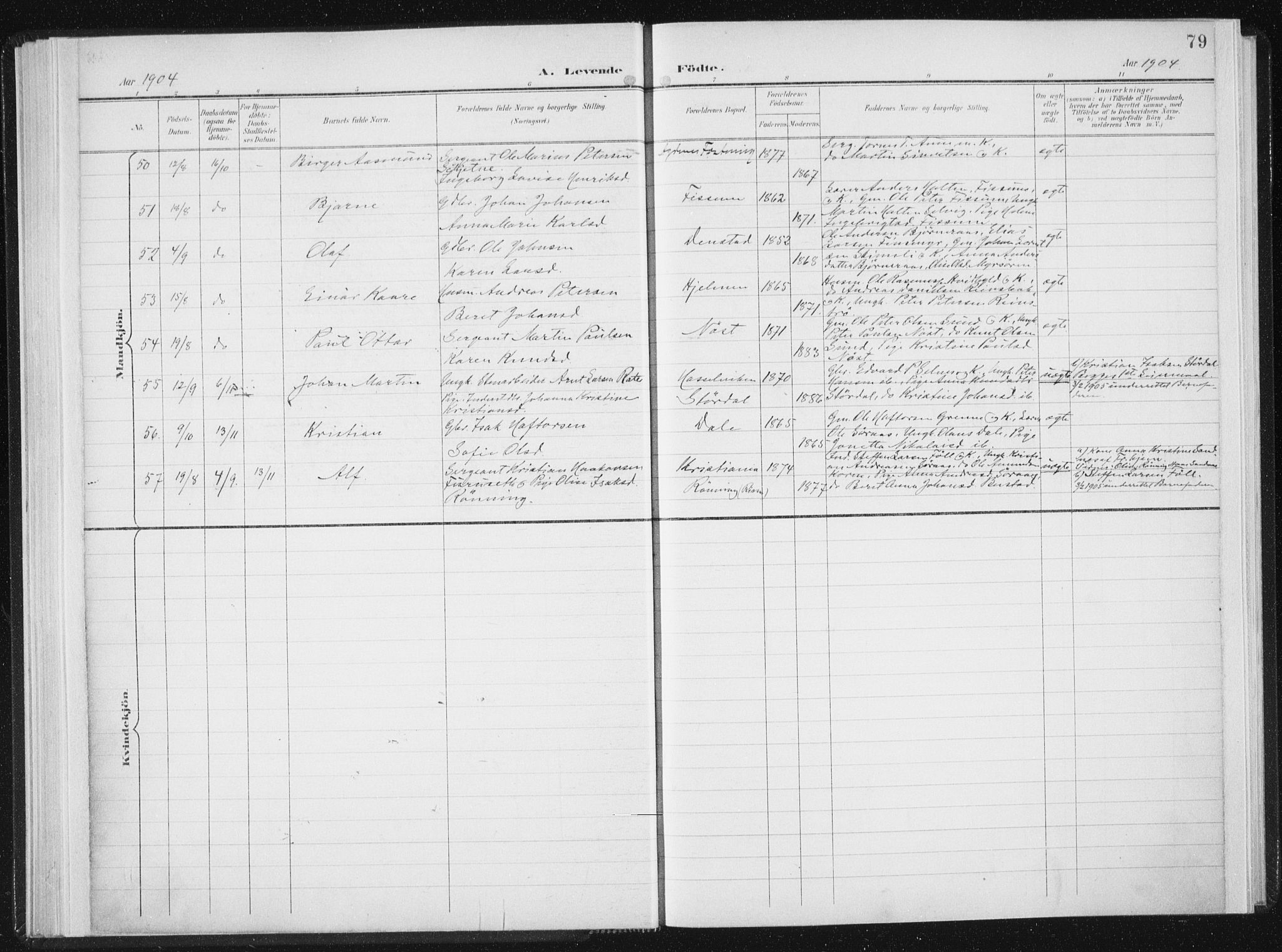 Ministerialprotokoller, klokkerbøker og fødselsregistre - Sør-Trøndelag, AV/SAT-A-1456/647/L0635: Ministerialbok nr. 647A02, 1896-1911, s. 79