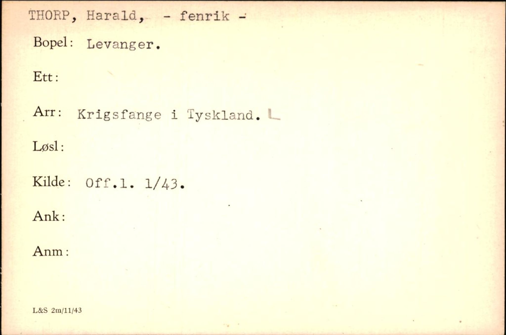 Forsvaret, Forsvarets krigshistoriske avdeling, AV/RA-RAFA-2017/Y/Yf/L0200: II-C-11-2102  -  Norske krigsfanger i Tyskland, 1940-1945, s. 1068