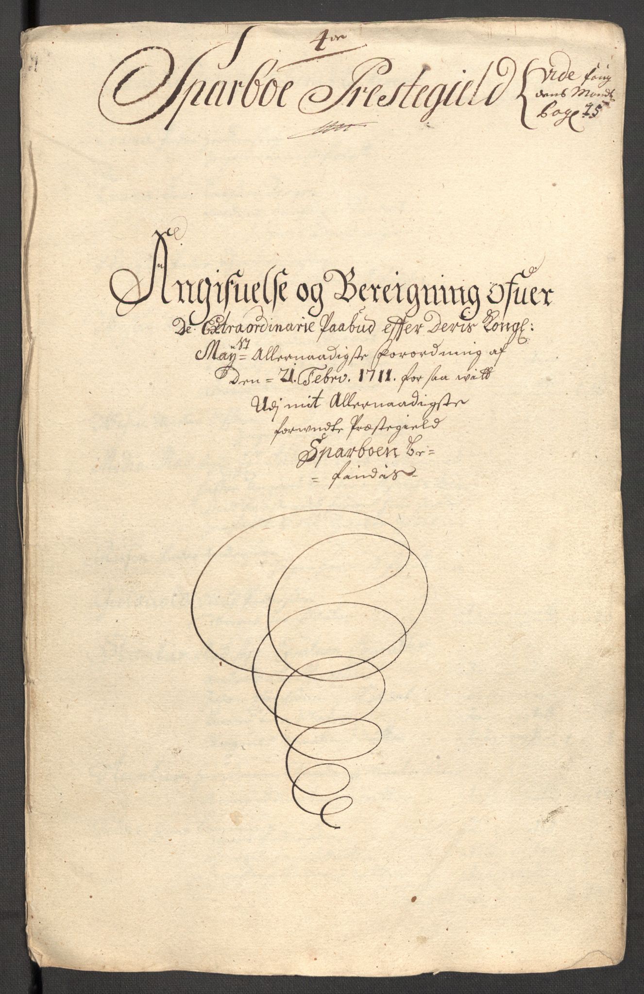 Rentekammeret inntil 1814, Reviderte regnskaper, Fogderegnskap, RA/EA-4092/R63/L4319: Fogderegnskap Inderøy, 1711, s. 248