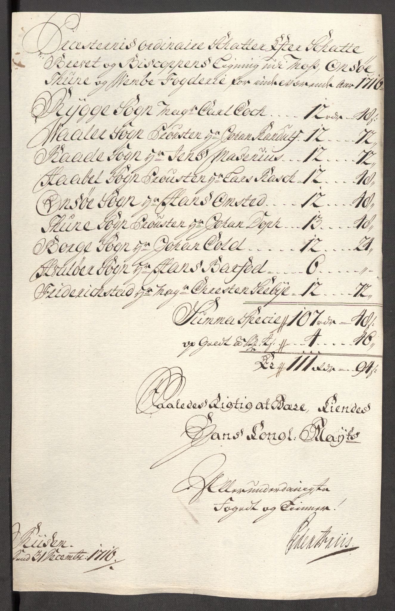 Rentekammeret inntil 1814, Reviderte regnskaper, Fogderegnskap, RA/EA-4092/R04/L0140: Fogderegnskap Moss, Onsøy, Tune, Veme og Åbygge, 1715-1716, s. 298