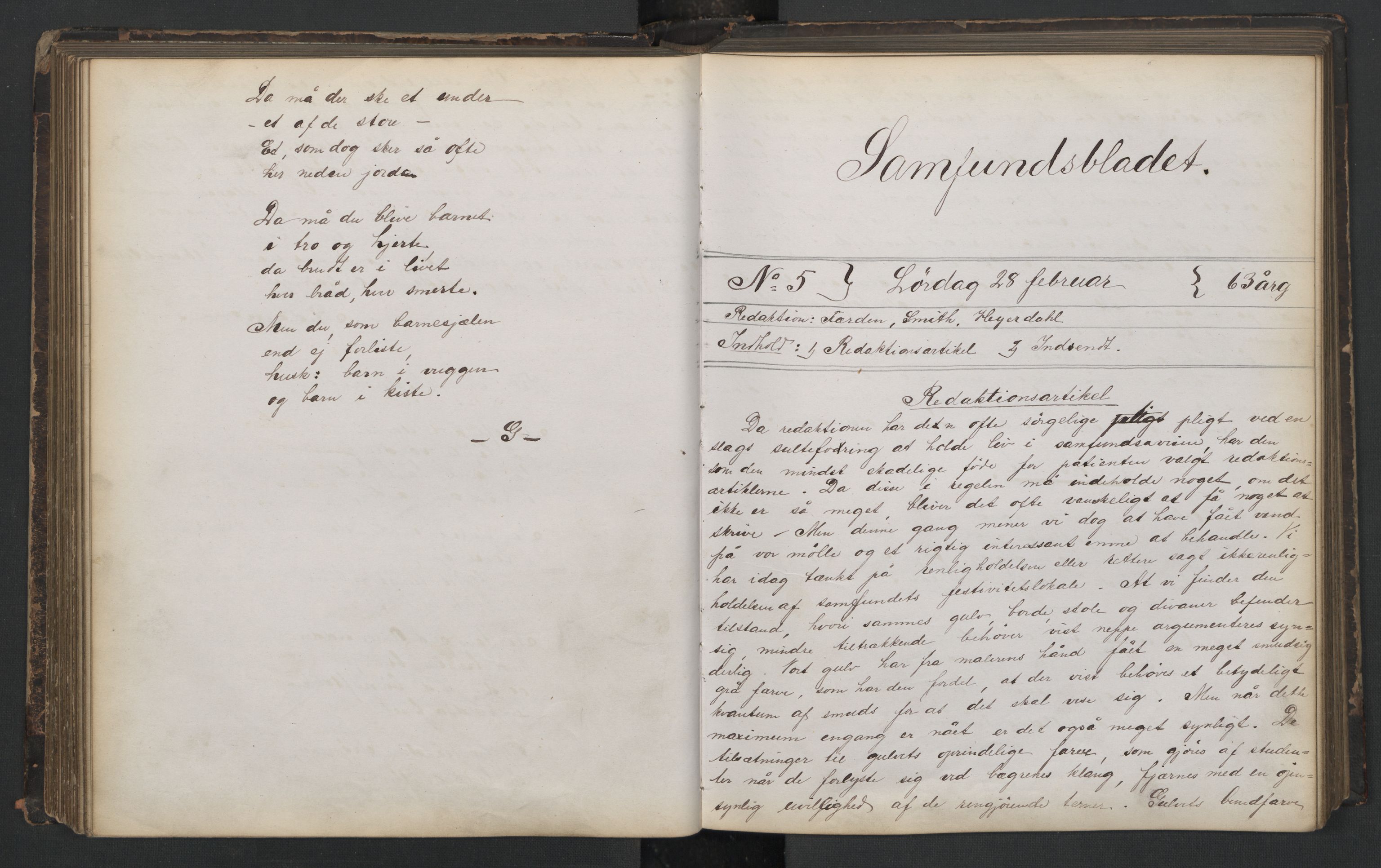 Det Norske Studentersamfund, AV/RA-PA-1322/X/Xa/L0011/0001: -- / Samfundsbladet, 1878-1882, s. 114