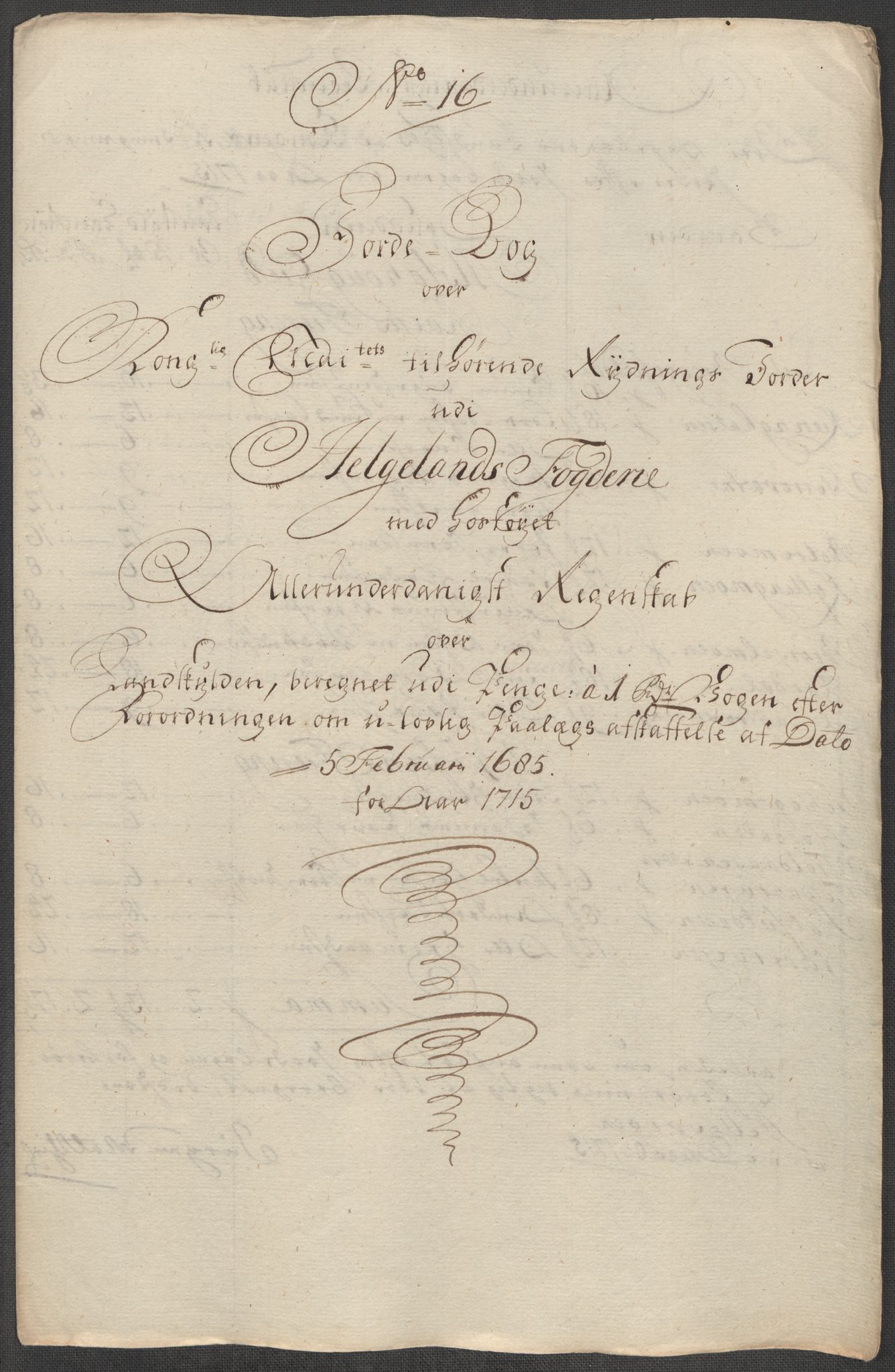 Rentekammeret inntil 1814, Reviderte regnskaper, Fogderegnskap, RA/EA-4092/R65/L4513: Fogderegnskap Helgeland, 1714-1715, s. 600