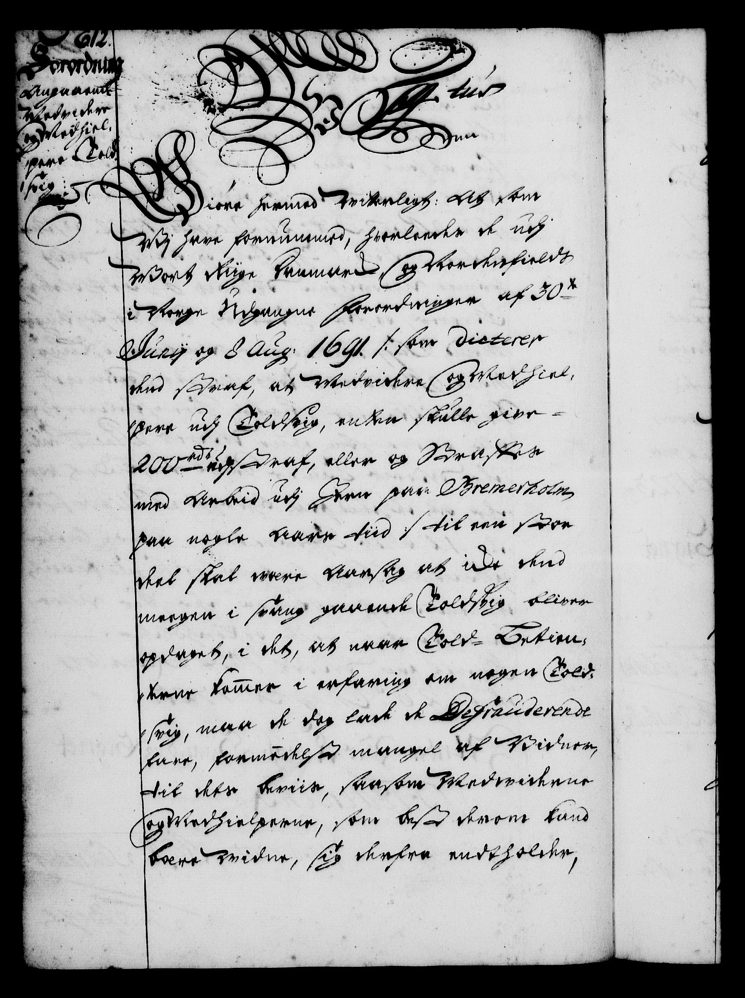 Rentekammeret, Kammerkanselliet, RA/EA-3111/G/Gg/Gga/L0001: Norsk ekspedisjonsprotokoll med register (merket RK 53.1), 1720-1723, s. 612