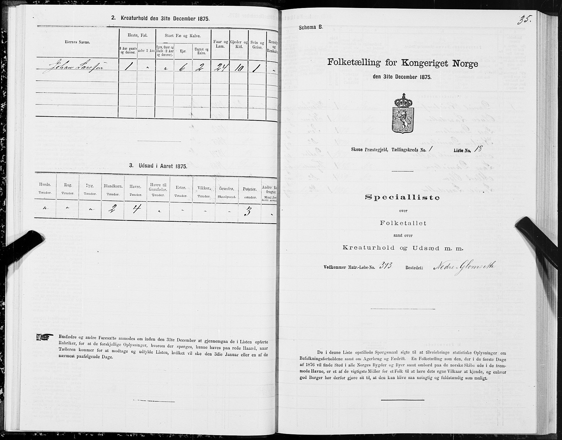SAT, Folketelling 1875 for 1529P Skodje prestegjeld, 1875, s. 1035