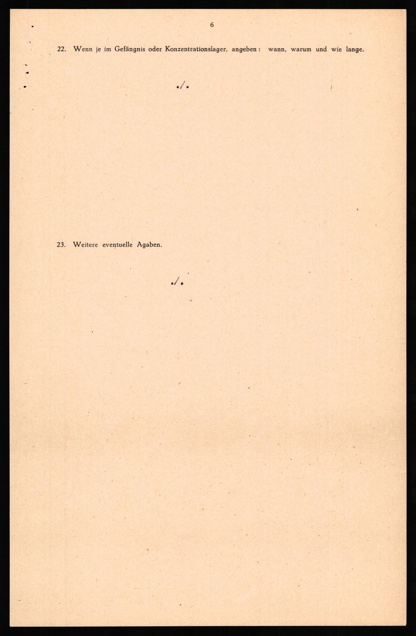 Forsvaret, Forsvarets overkommando II, AV/RA-RAFA-3915/D/Db/L0032: CI Questionaires. Tyske okkupasjonsstyrker i Norge. Tyskere., 1945-1946, s. 246