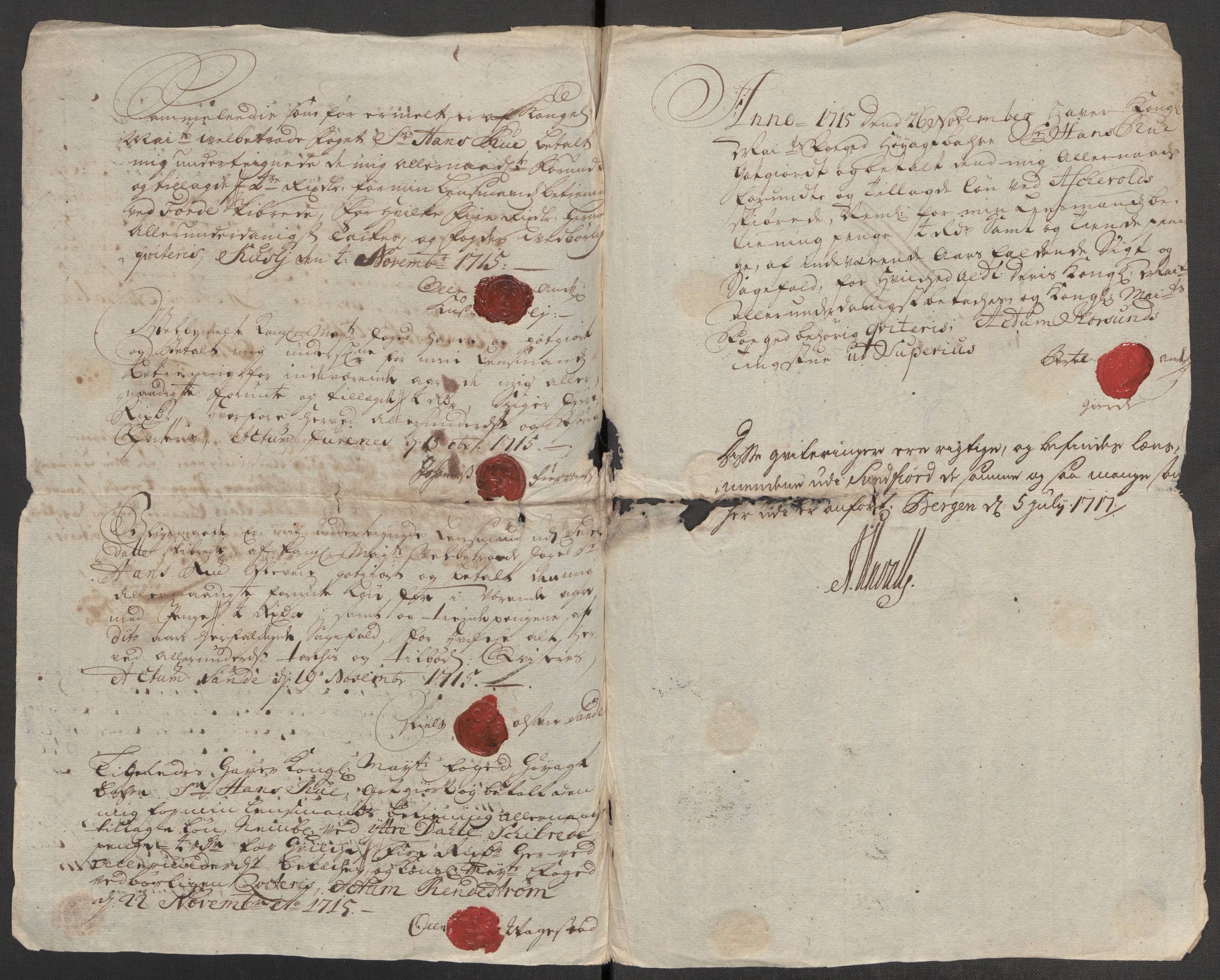 Rentekammeret inntil 1814, Reviderte regnskaper, Fogderegnskap, AV/RA-EA-4092/R53/L3439: Fogderegnskap Sunn- og Nordfjord, 1715, s. 520