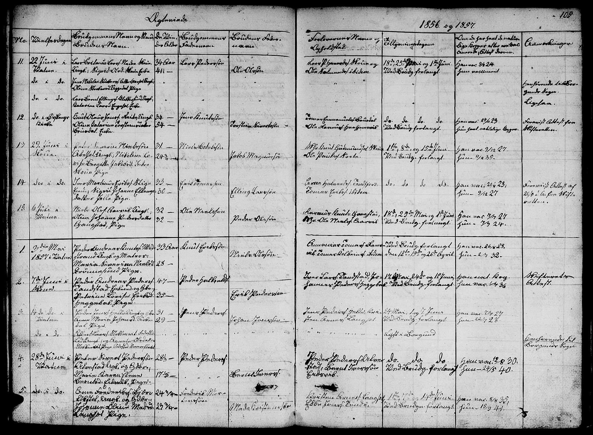 Ministerialprotokoller, klokkerbøker og fødselsregistre - Møre og Romsdal, SAT/A-1454/524/L0363: Klokkerbok nr. 524C04, 1855-1864, s. 105