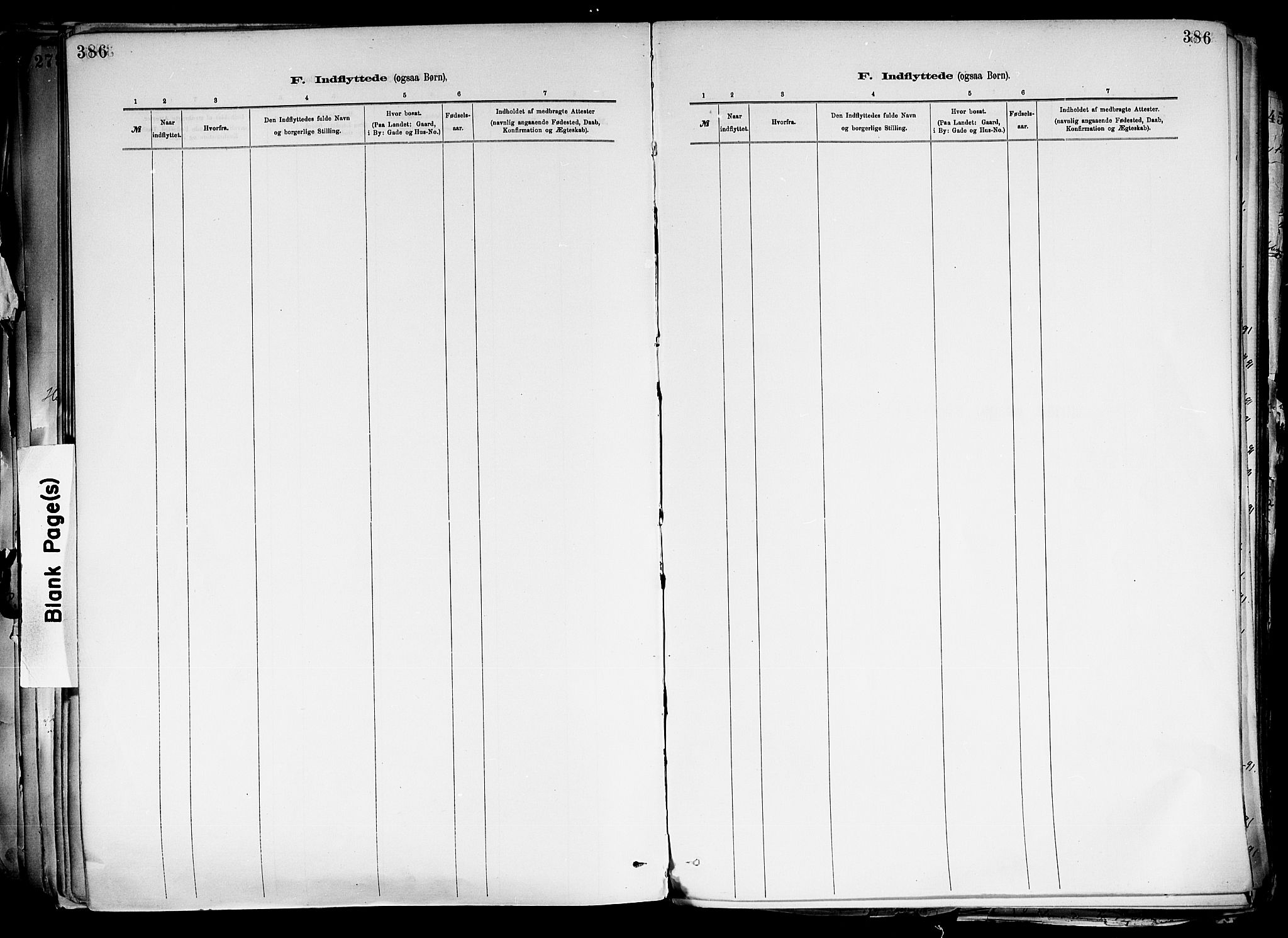 Holla kirkebøker, SAKO/A-272/F/Fa/L0008: Ministerialbok nr. 8, 1882-1897, s. 386