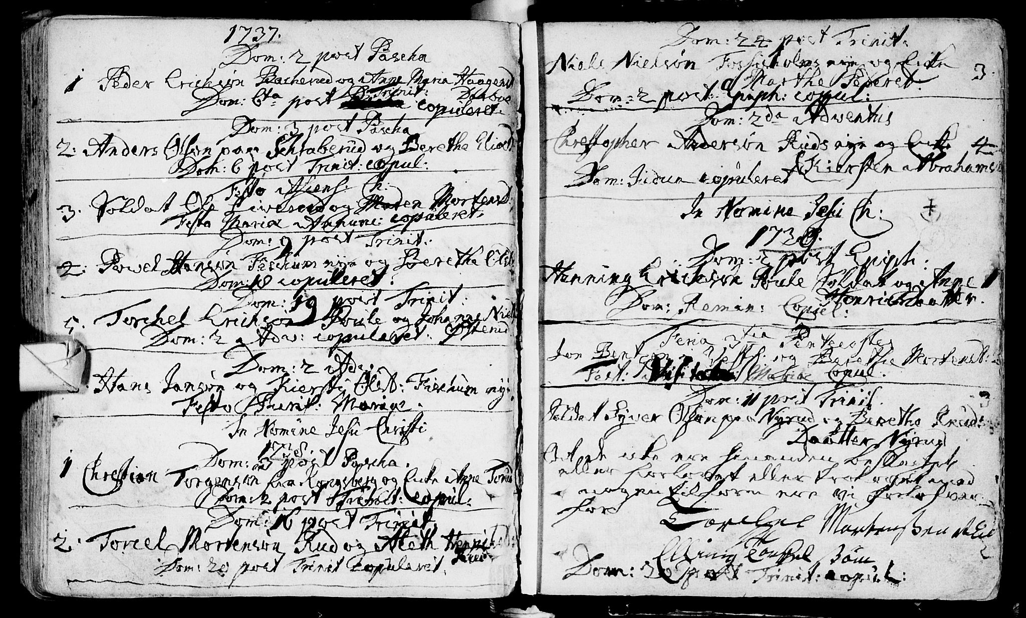 Eiker kirkebøker, SAKO/A-4/F/Fa/L0005: Ministerialbok nr. I 5 /2, 1721-1747