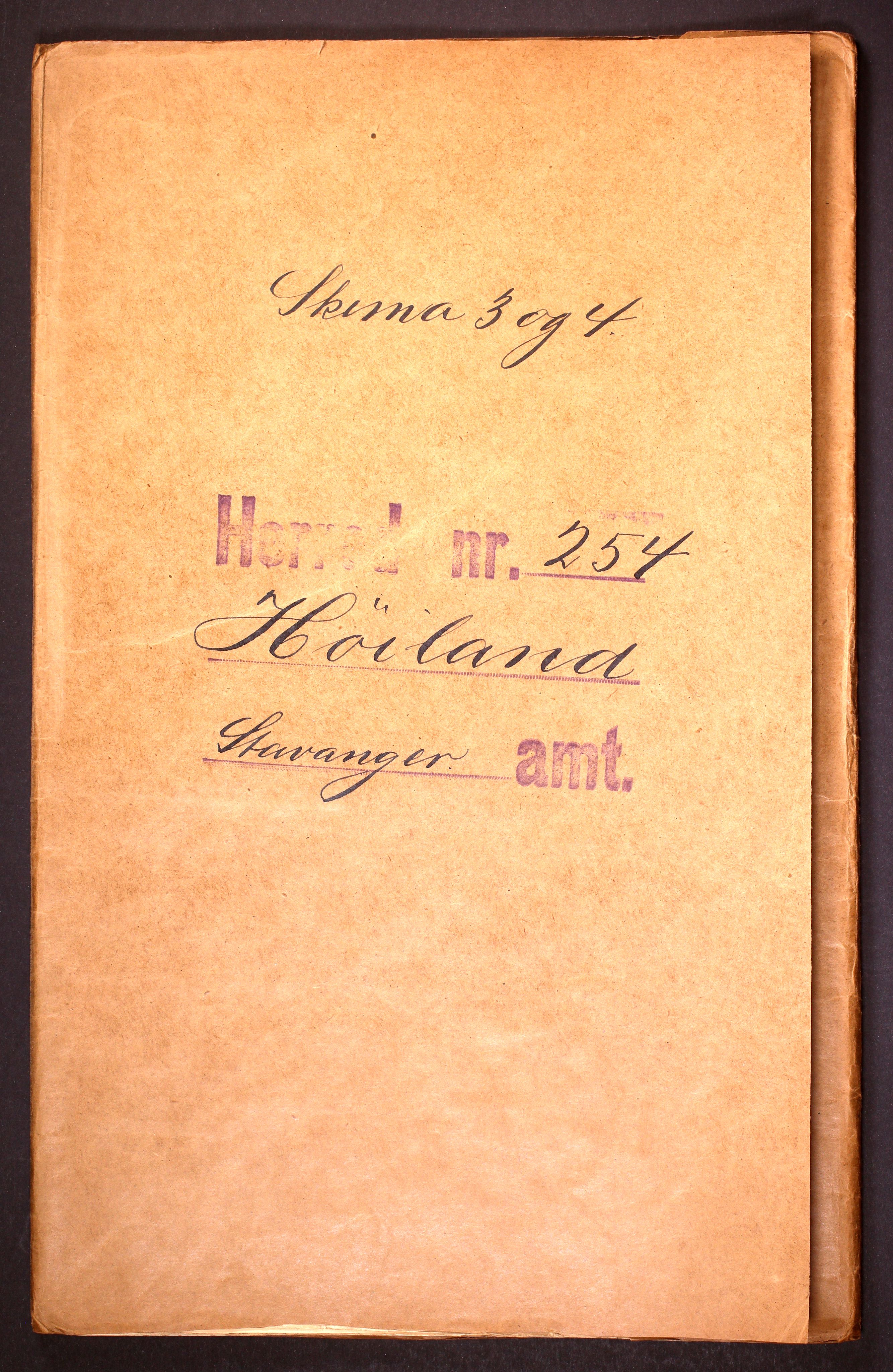 RA, Folketelling 1910 for 1123 Høyland herred, 1910, s. 1