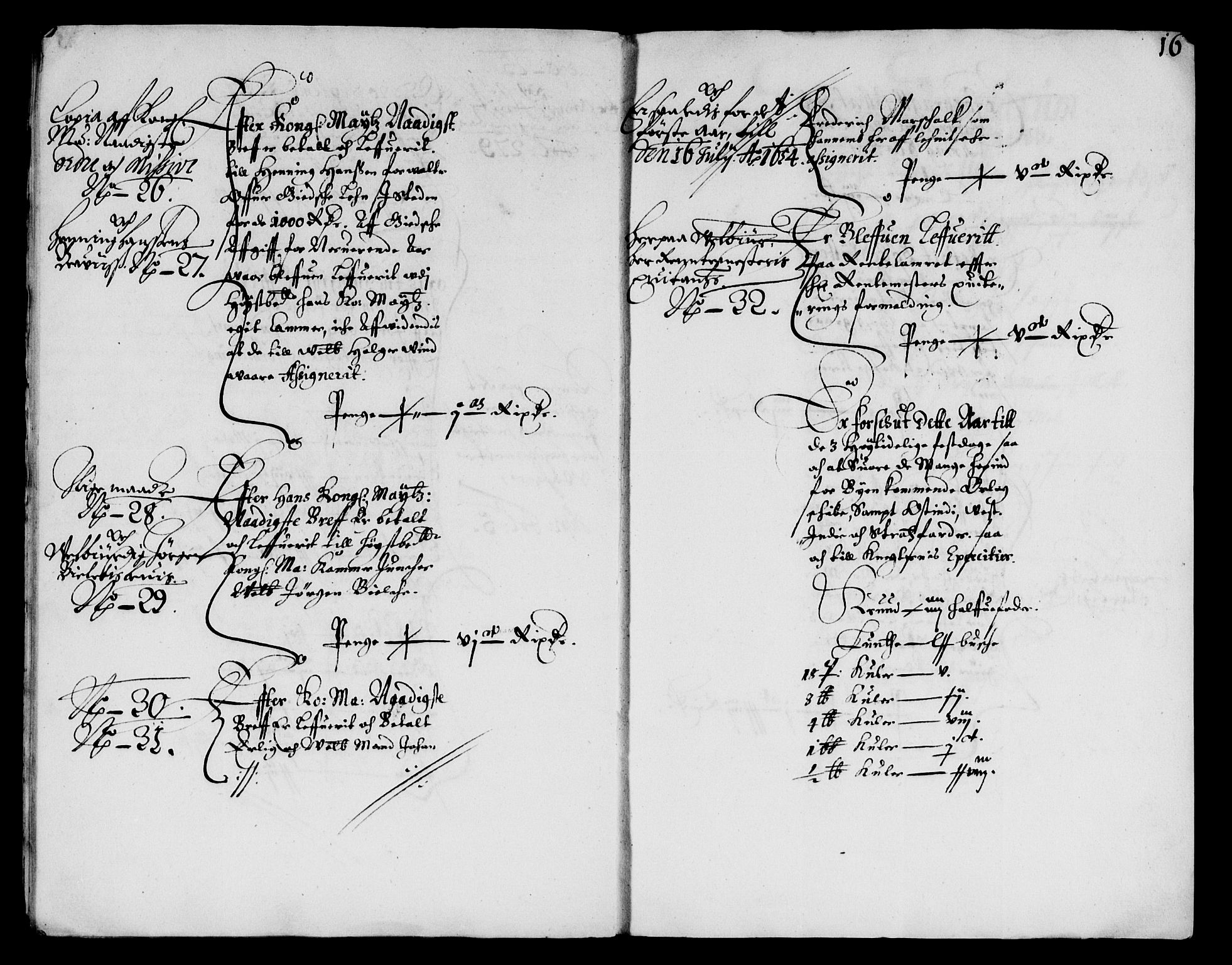 Rentekammeret inntil 1814, Reviderte regnskaper, Lensregnskaper, AV/RA-EA-5023/R/Rb/Rbt/L0124: Bergenhus len, 1652-1654