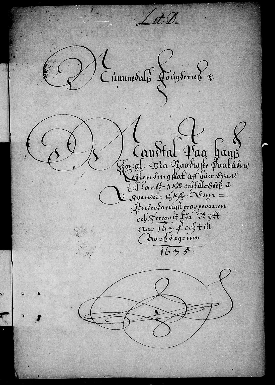 Rentekammeret inntil 1814, Reviderte regnskaper, Stiftamtstueregnskaper, Trondheim stiftamt og Nordland amt, AV/RA-EA-6044/R/Rd/L0039: Trondheim stiftamt, 1674