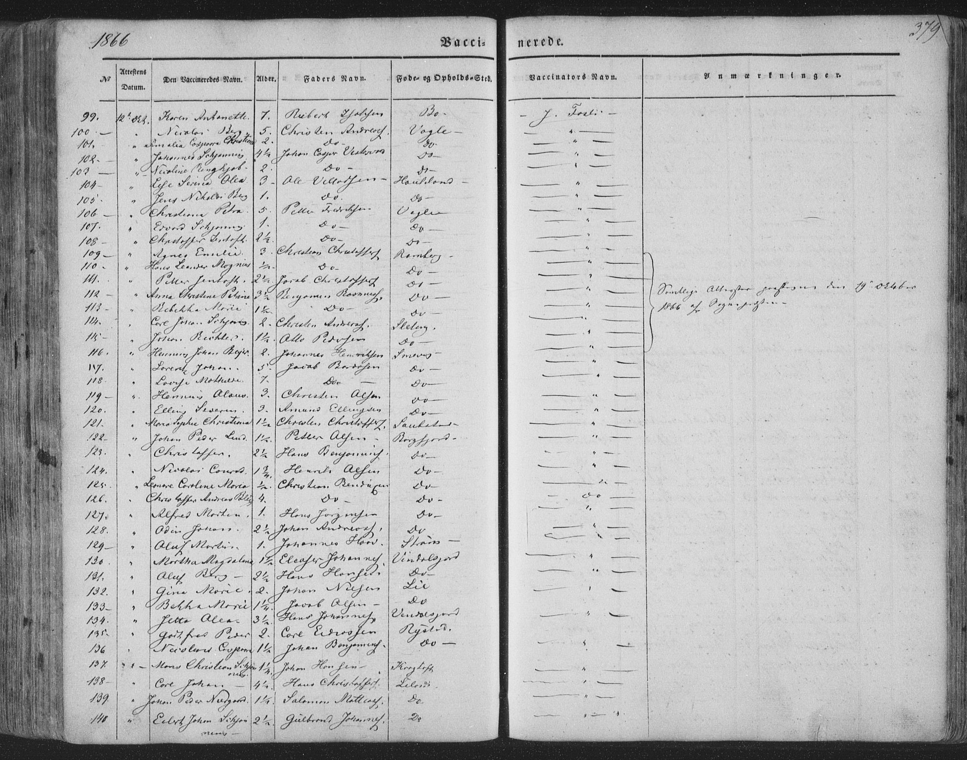 Ministerialprotokoller, klokkerbøker og fødselsregistre - Nordland, AV/SAT-A-1459/880/L1131: Ministerialbok nr. 880A05, 1844-1868, s. 379
