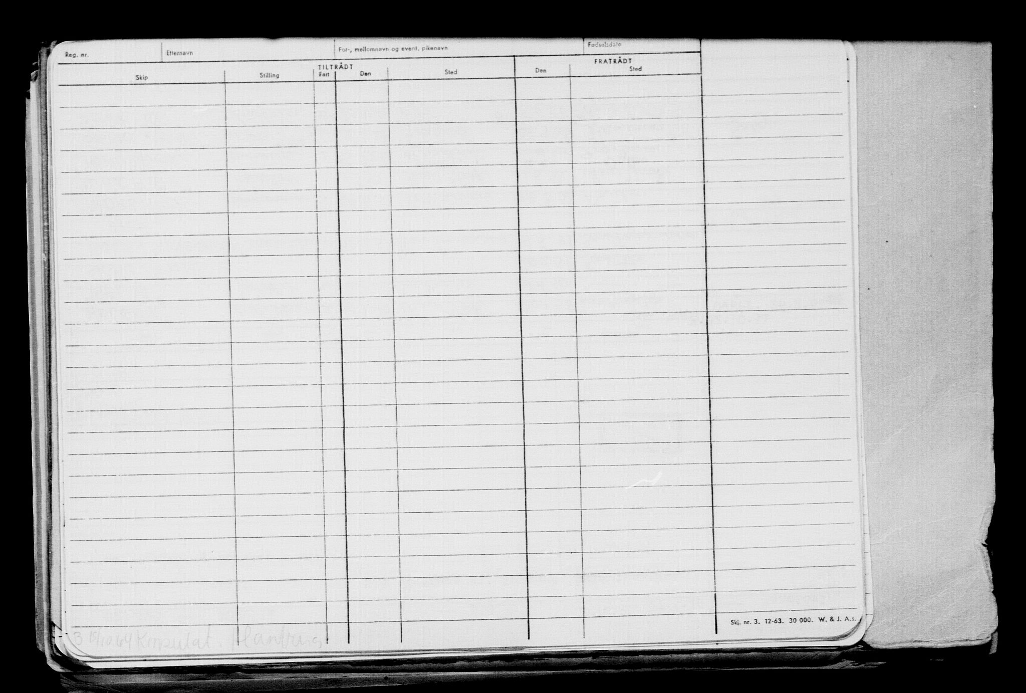 Direktoratet for sjømenn, AV/RA-S-3545/G/Gb/L0130: Hovedkort, 1915, s. 157
