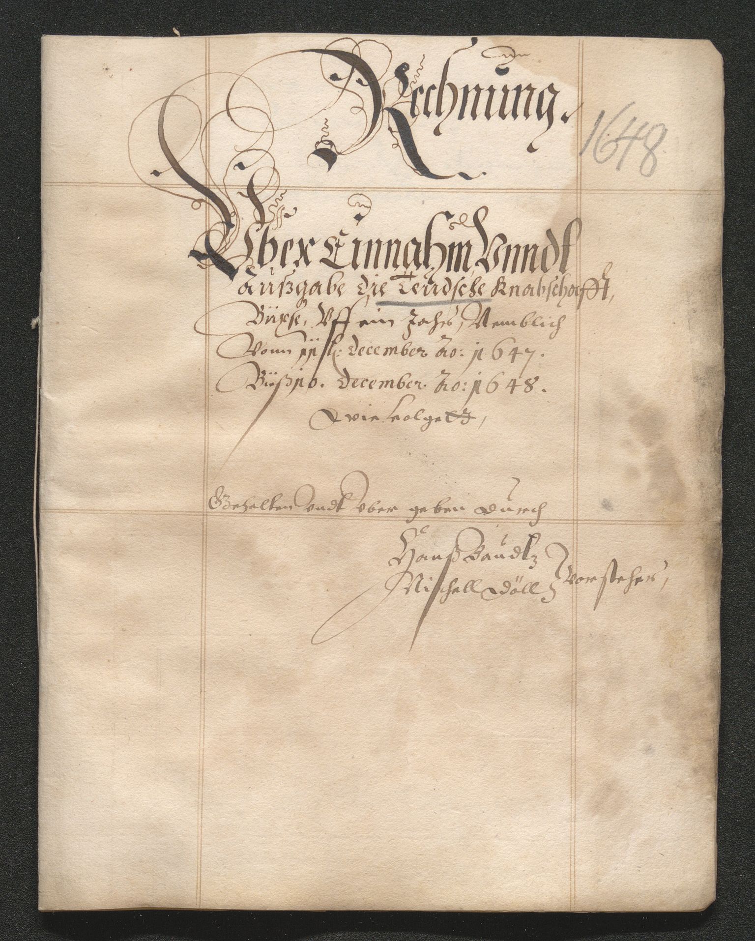 Kongsberg Sølvverk 1623-1816, AV/SAKO-EA-3135/001/D/Di/Dib/L0004: Regnskaper for knappschaftkassen , 1630-1663, s. 114