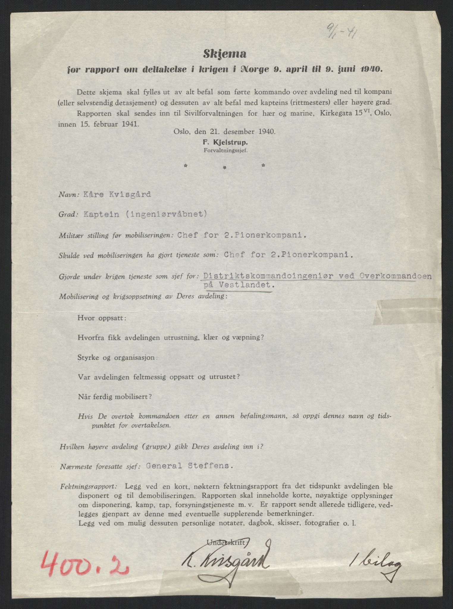 Forsvaret, Forsvarets krigshistoriske avdeling, AV/RA-RAFA-2017/Y/Yb/L0099: II-C-11-400  -  4. Divisjon., 1940, s. 204