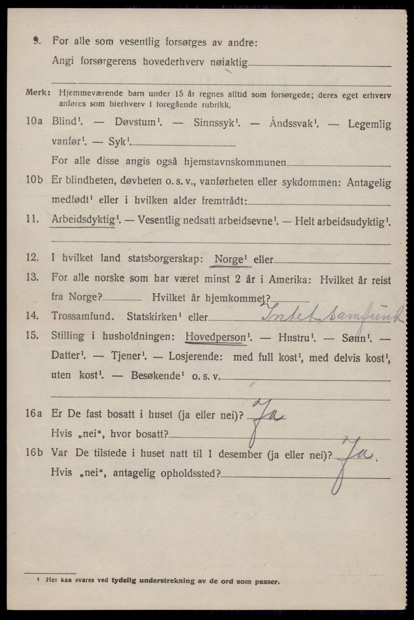 SAKO, Folketelling 1920 for 0827 Hjartdal herred, 1920, s. 2233