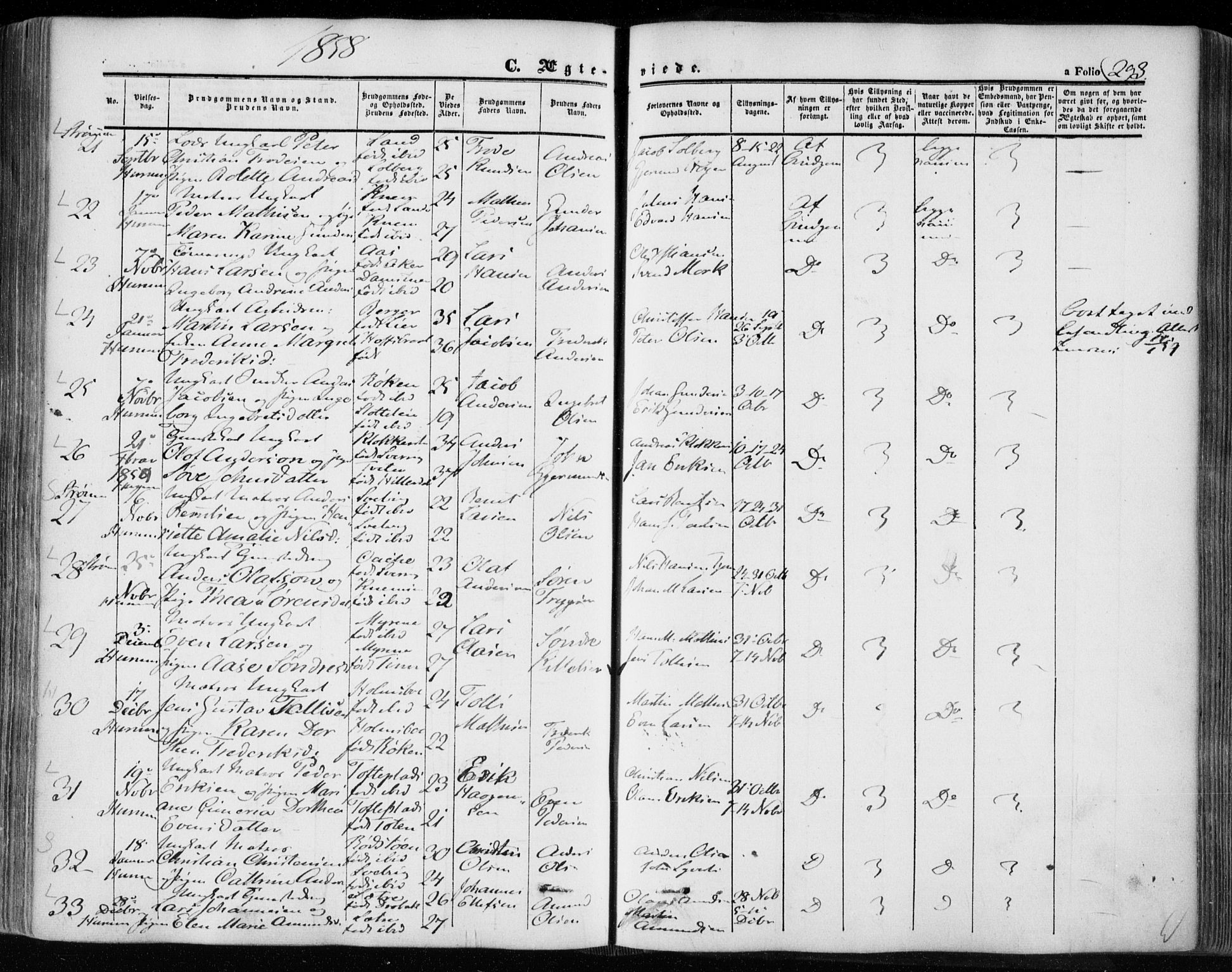 Hurum kirkebøker, AV/SAKO-A-229/F/Fa/L0011: Ministerialbok nr. 11, 1847-1860, s. 293