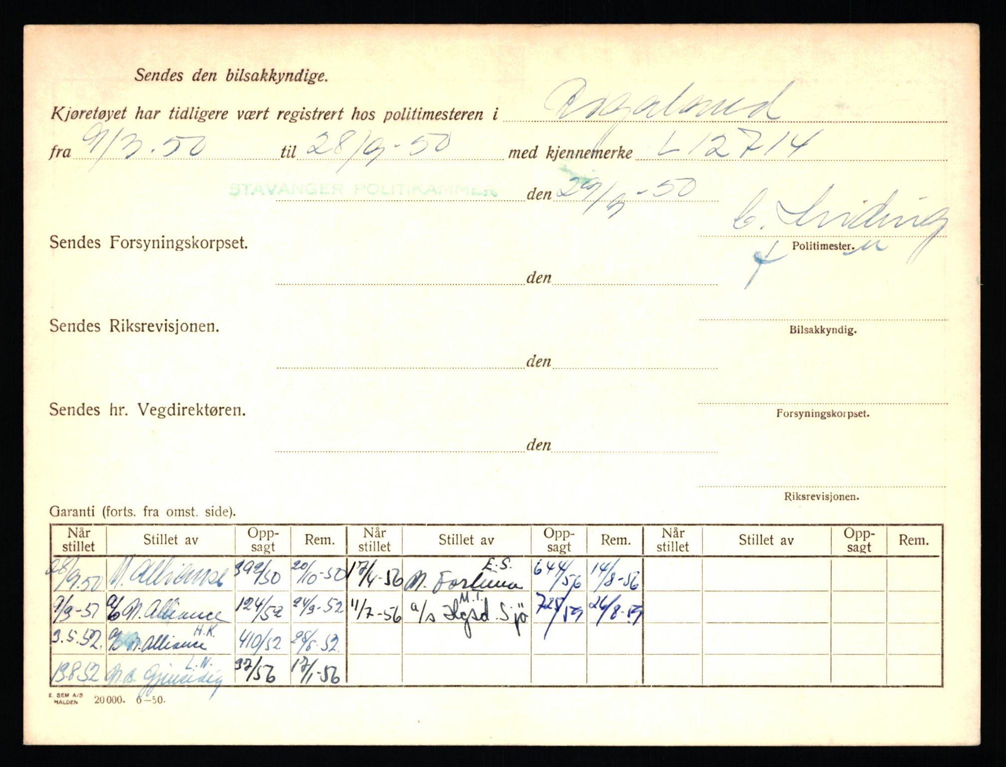 Stavanger trafikkstasjon, AV/SAST-A-101942/0/F/L0006: L-1700 - L-2149, 1930-1971, s. 1882