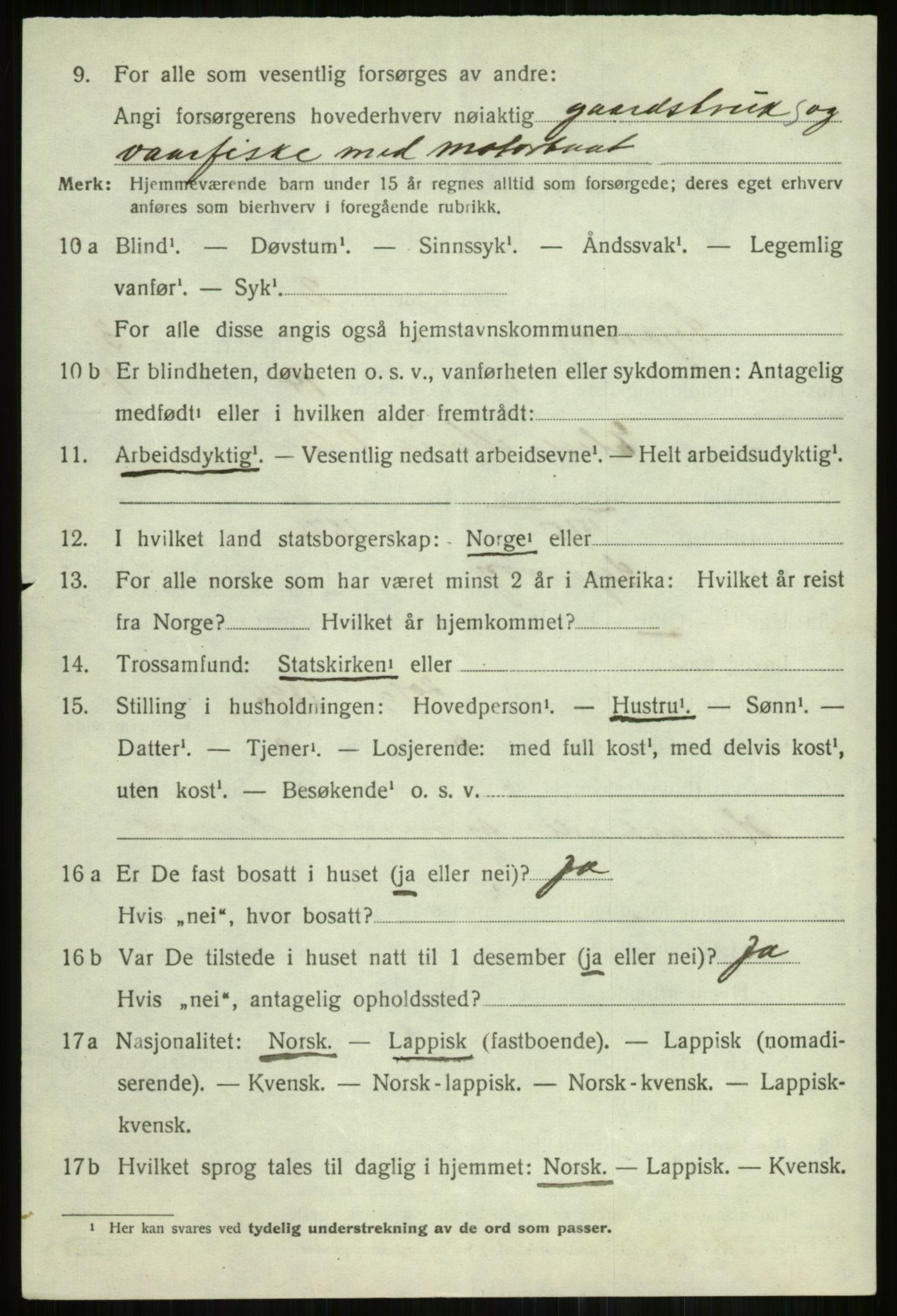 SATØ, Folketelling 1920 for 1941 Skjervøy herred, 1920, s. 2112