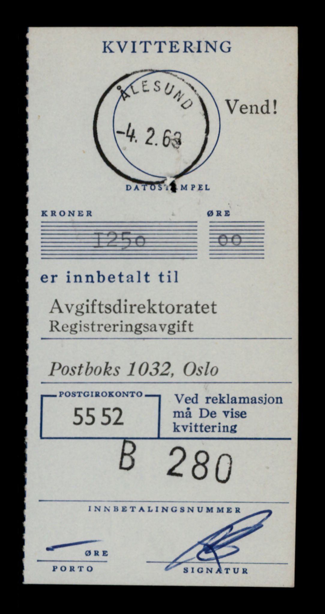 Møre og Romsdal vegkontor - Ålesund trafikkstasjon, SAT/A-4099/F/Fe/L0003: Registreringskort for kjøretøy T 232 - T 340, 1927-1998, s. 2930