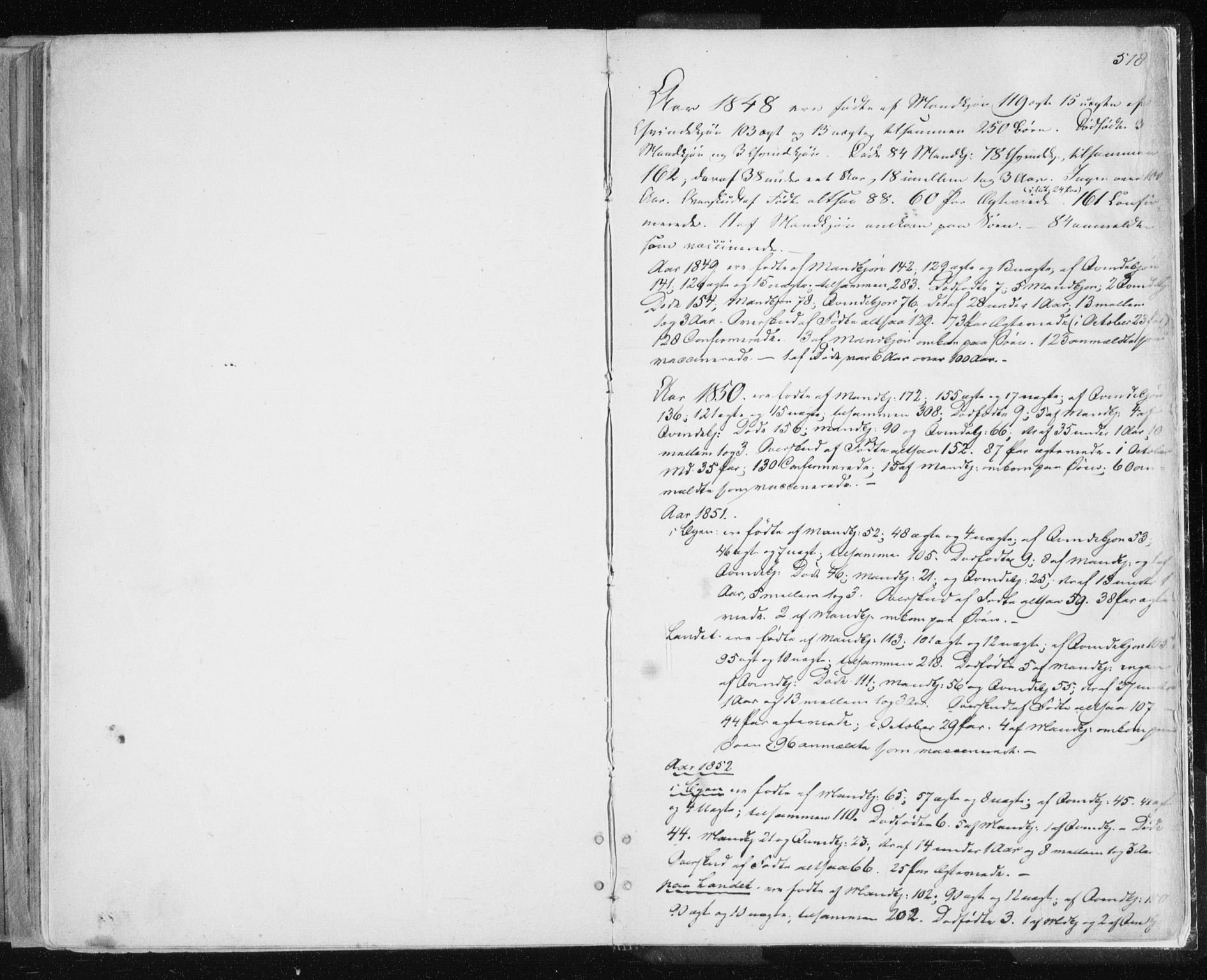 Tromsø sokneprestkontor/stiftsprosti/domprosti, AV/SATØ-S-1343/G/Ga/L0010kirke: Ministerialbok nr. 10, 1848-1855, s. 518